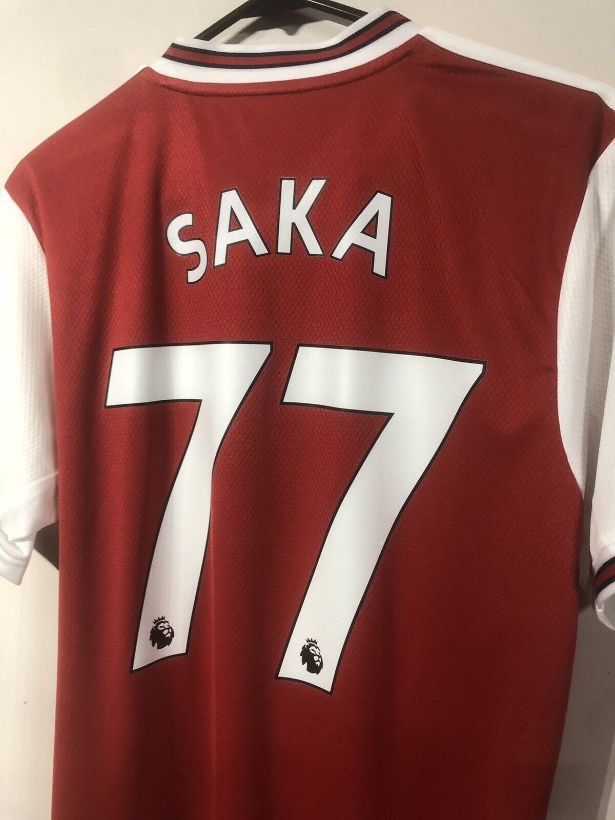Saka #77 Arsenal 2019/20 Medium Home Shirt Adidas BNWT EH5637