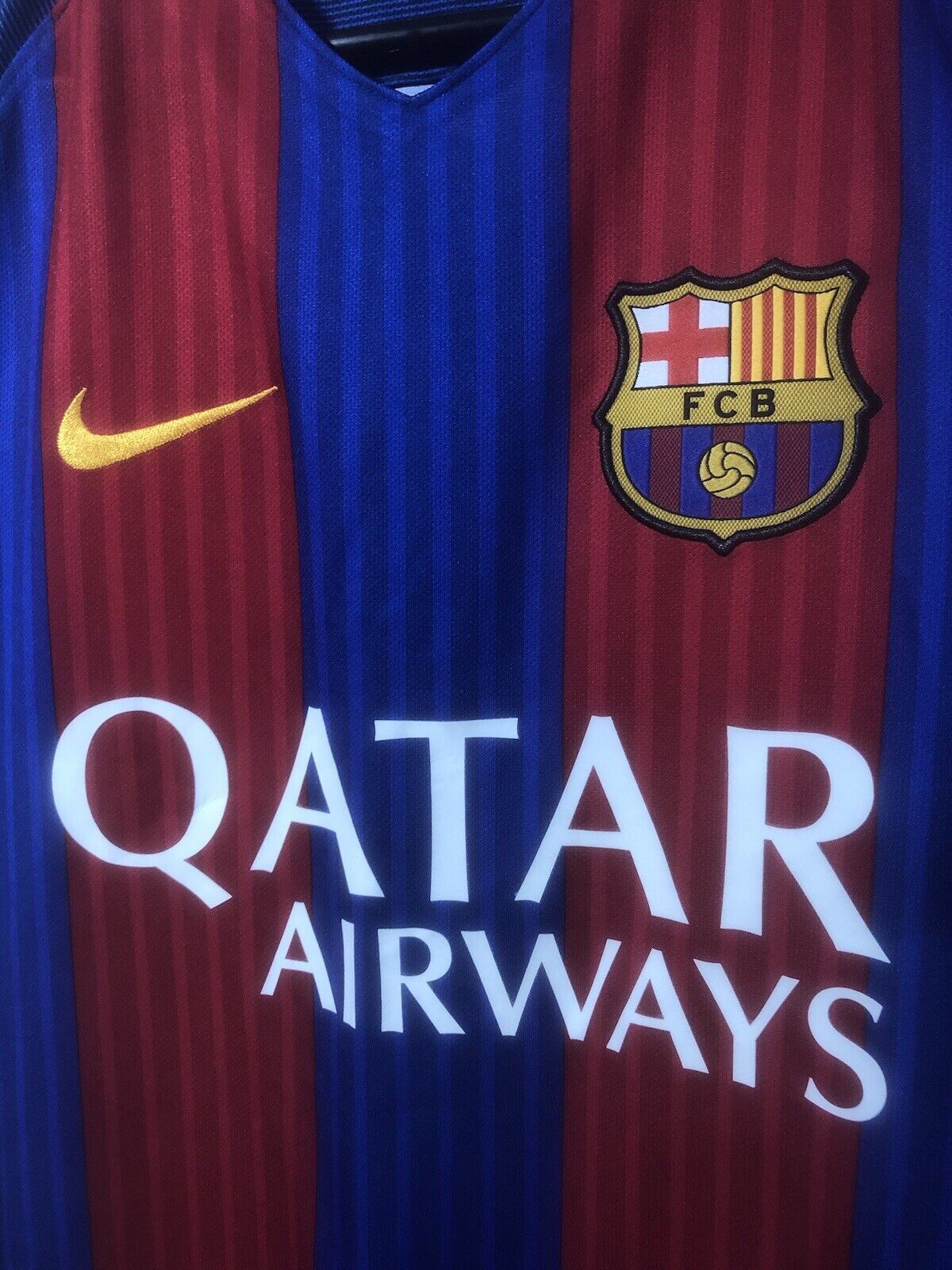 Messi 10 Barcelona 2016 17 Home Small Shirt Nike Excellent Condition 776850 481