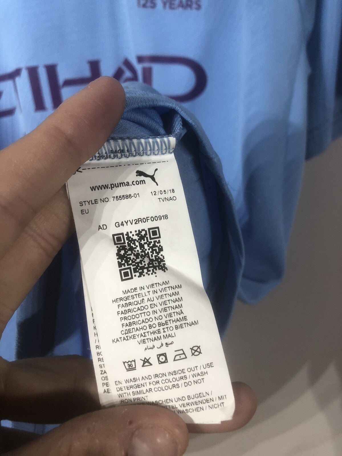 Manchester City Silva #21 2019/20 XL Home Shirt Excellent Condition 755586-01