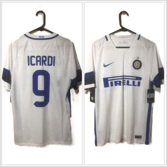 Icardi 9 Inter Milan 2016 17 Away Medium Shirt Brand New With Tags 776888 101
