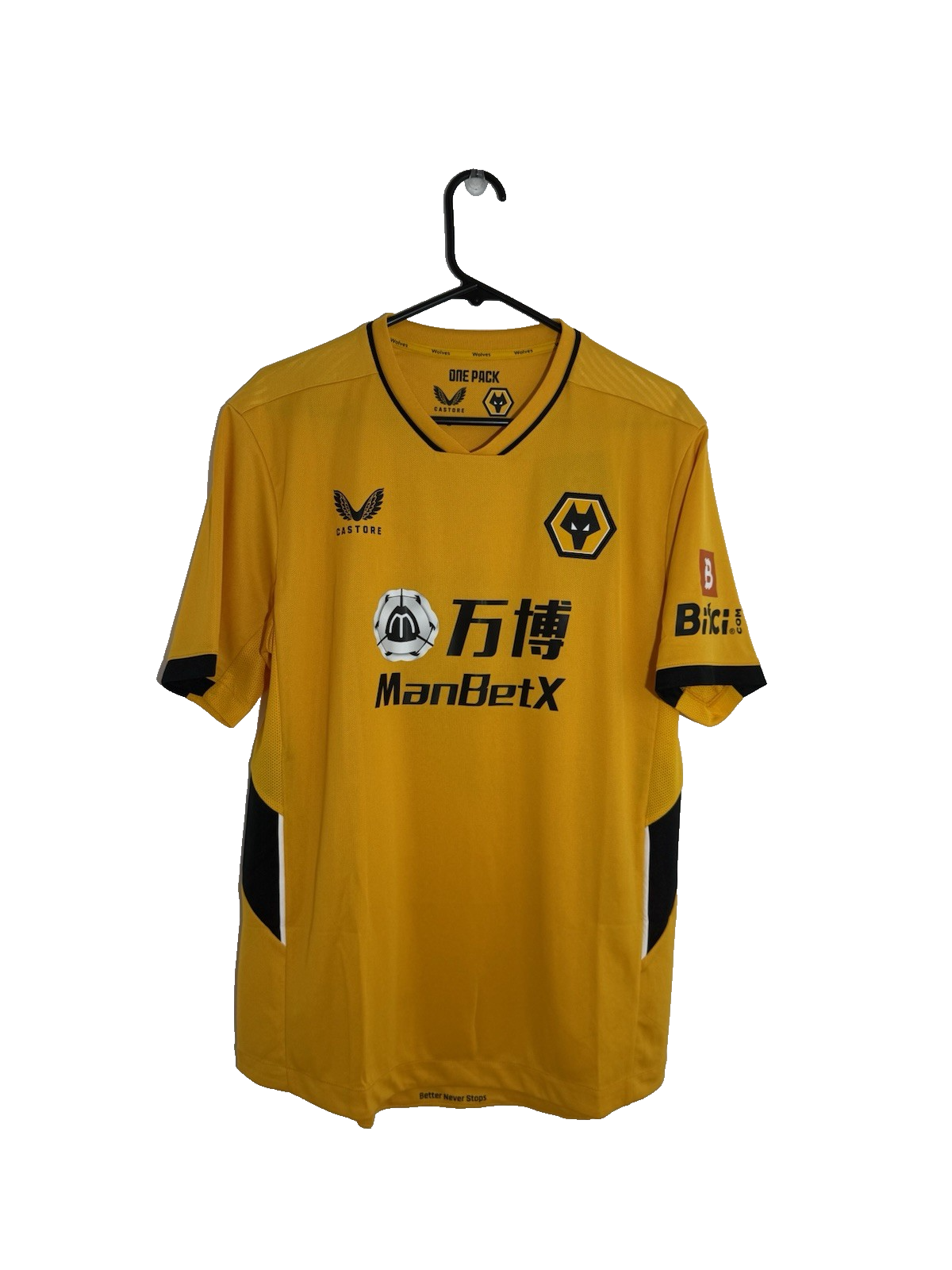 Wolverhampton Wanderers Raul #9 2021/22 Large Home Shirt Castore BNWT