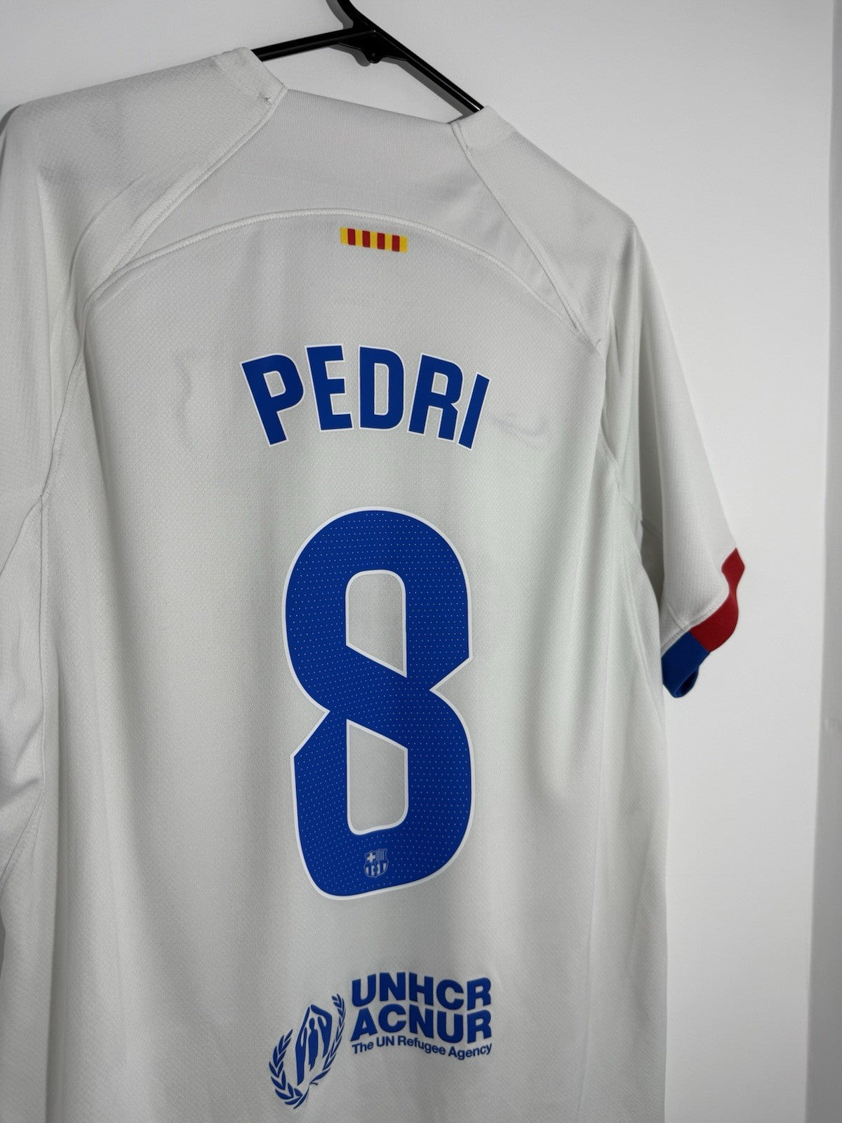 Barcelona Pedri #8 2023/24 Away XL Shirt Excellent Condition DX2686-101