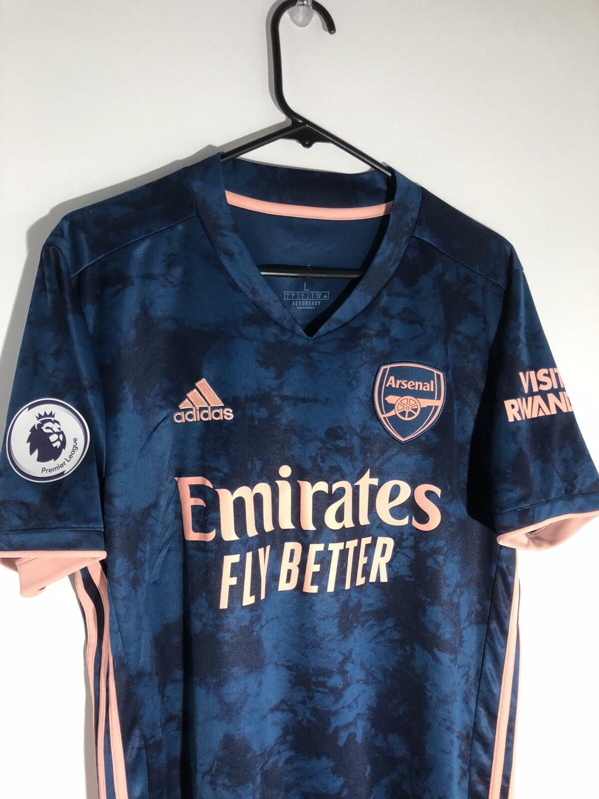 Xhaka #34 Arsenal 2020/21 Large 3rd Shirt Adidas Excellent Condition GH6653