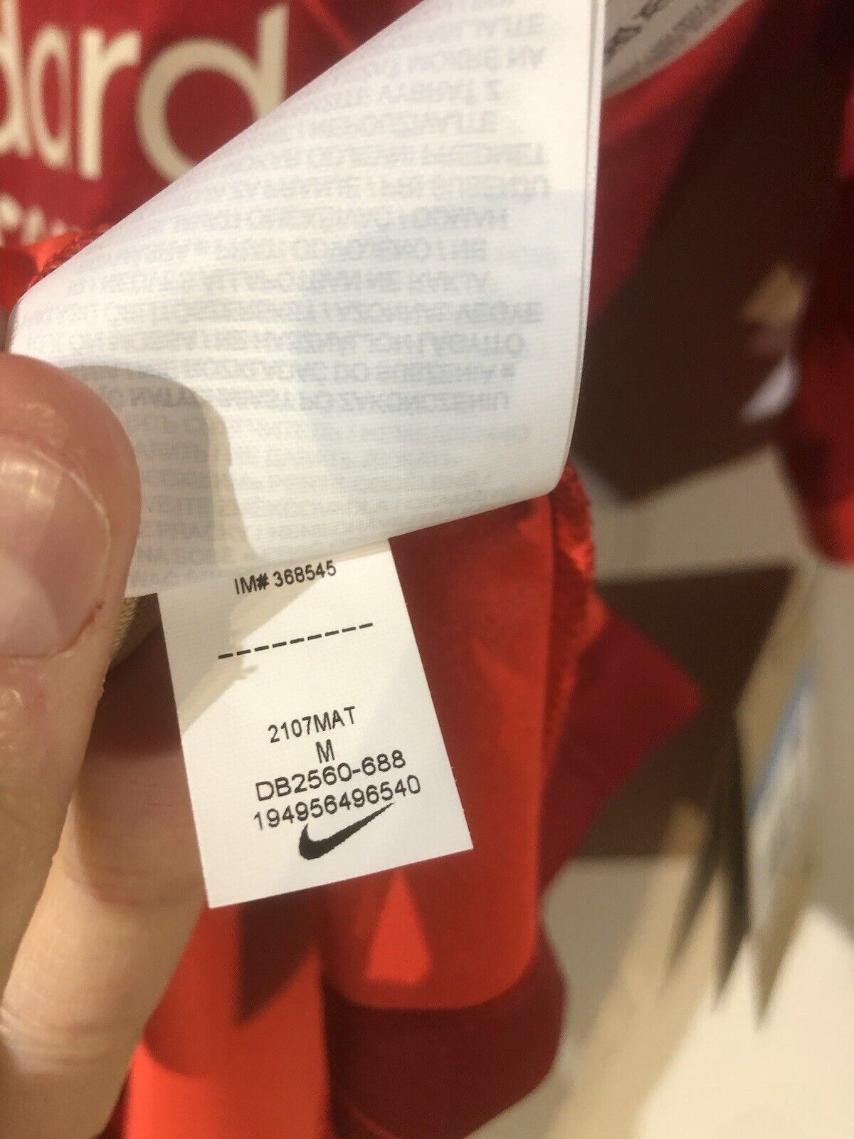 Henderson #14 Liverpool Medium BNWT 2021/22 Champions League Home Shirt Nike