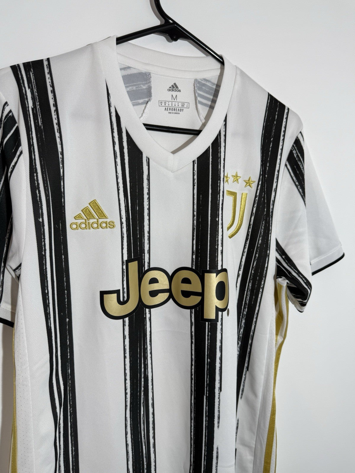 Juventus Ronaldo #7 2020/21 Medium Home Shirt Excellent Condition EI9894