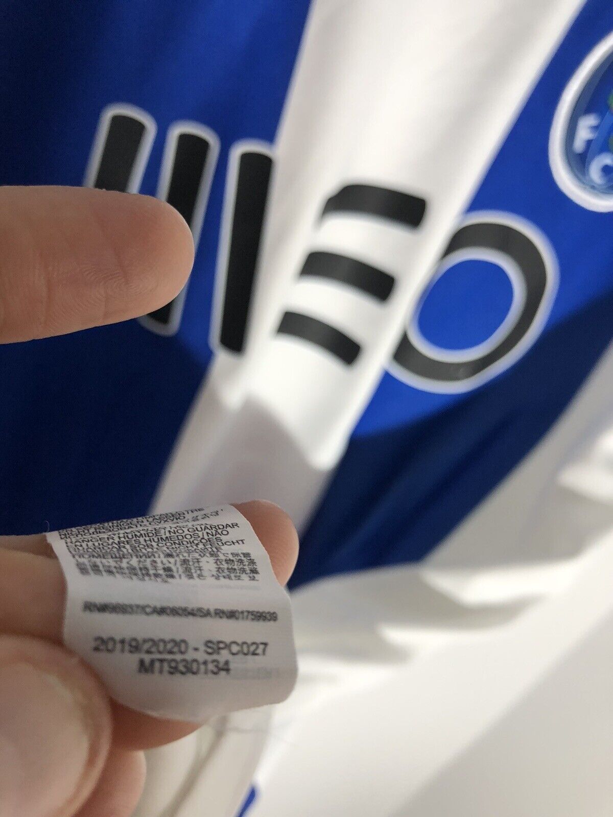 Pepe #3 FC Porto XL 2019/20 Home Shirt New Balance Excellent Condition MT930134