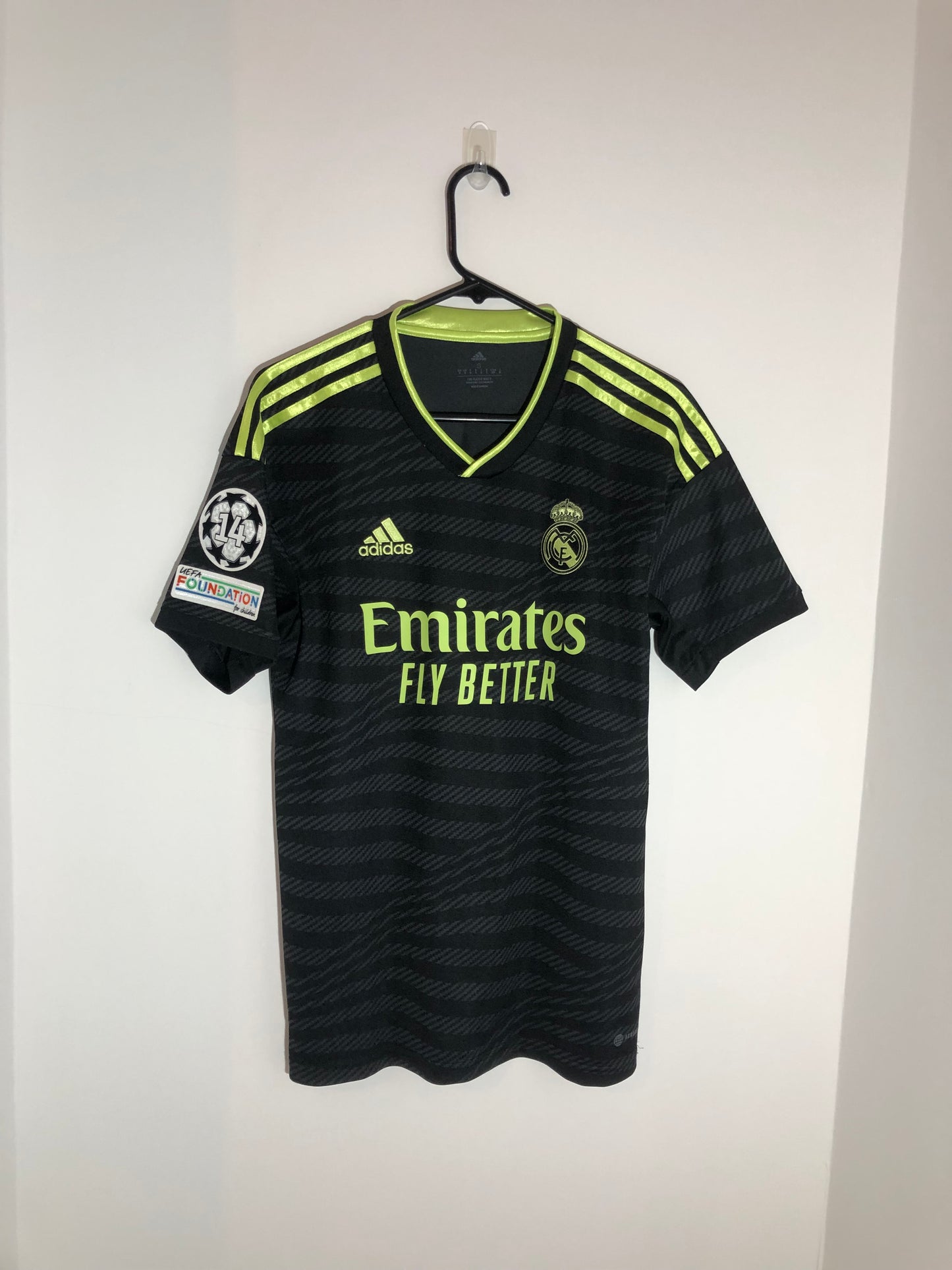 Rodrygo #21 Real Madrid 2022/23 3rd Small Shirt Excellent Condition HI1656