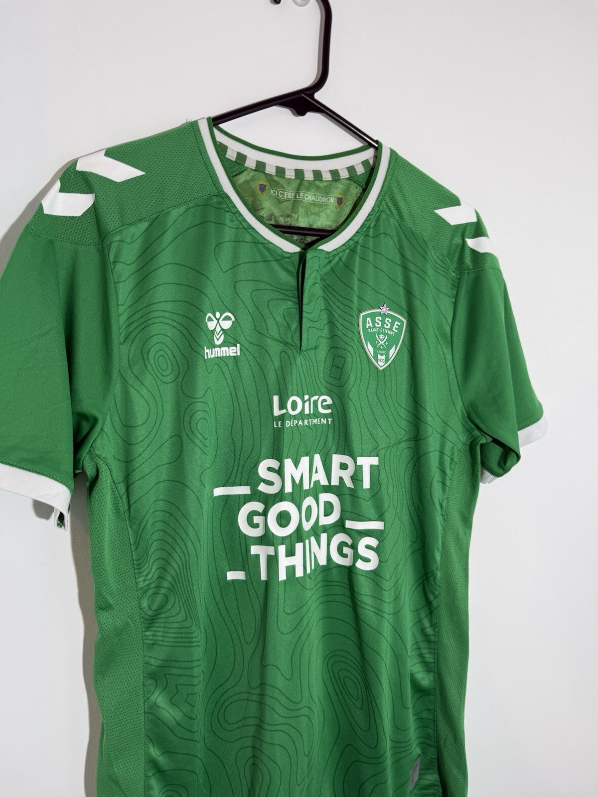AS Saint-Étienne 2022/23 Medium Home Shirt Hummel Excellent Condition