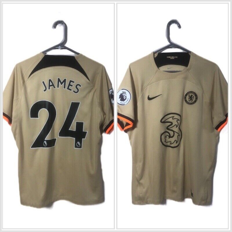 James 24 Chelsea 2022 23 Medium 3rd Shirt Nike Excellent Condition Dn2712 253