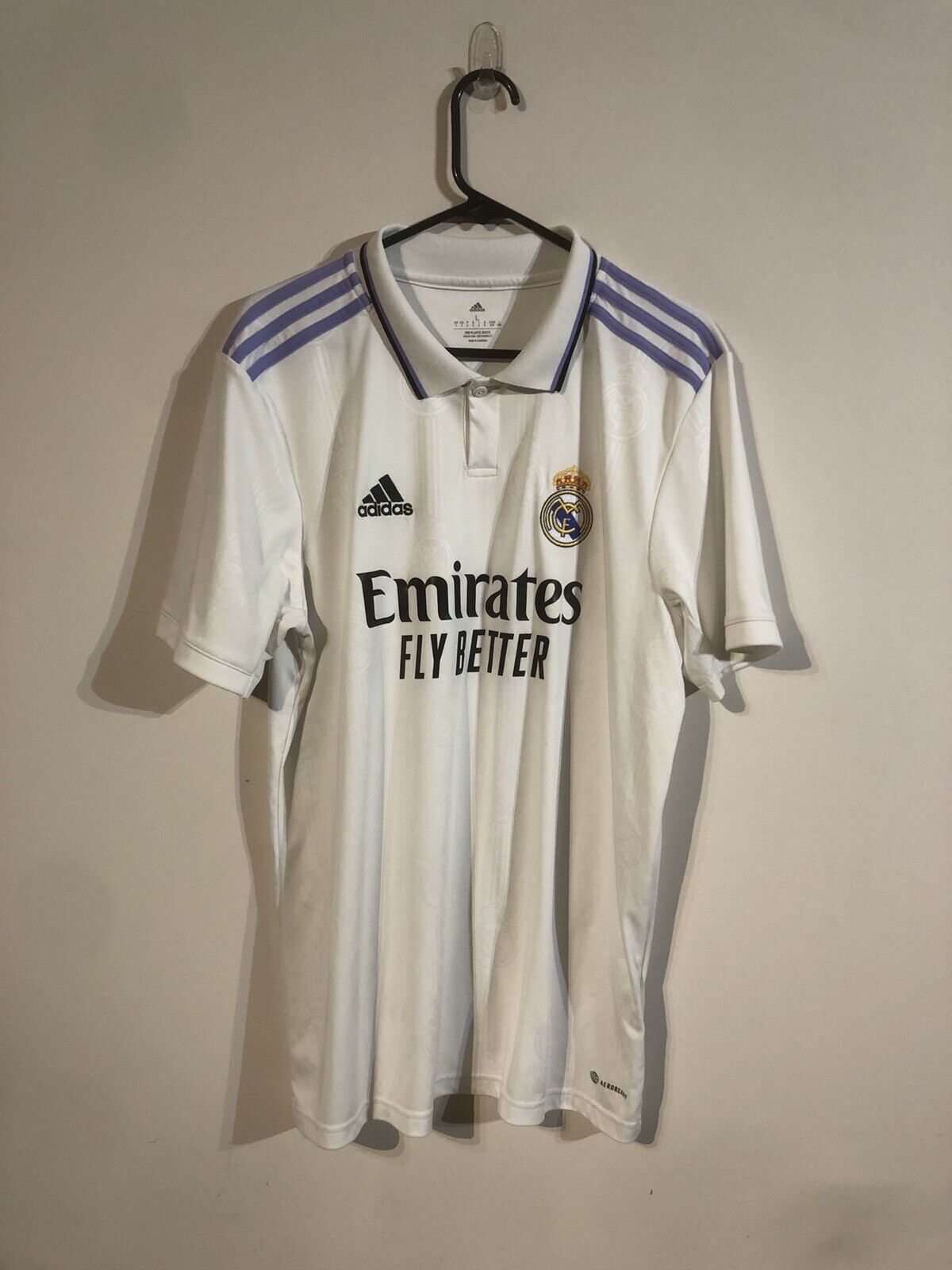 Alaba #4 Real Madrid 2022/23 Home Large Shirt Adidas Excellent Condition