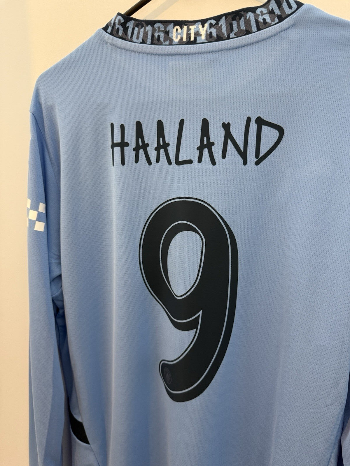 Manchester City Haaland #9 2024/25 Large LS Home BNWT 775076-01