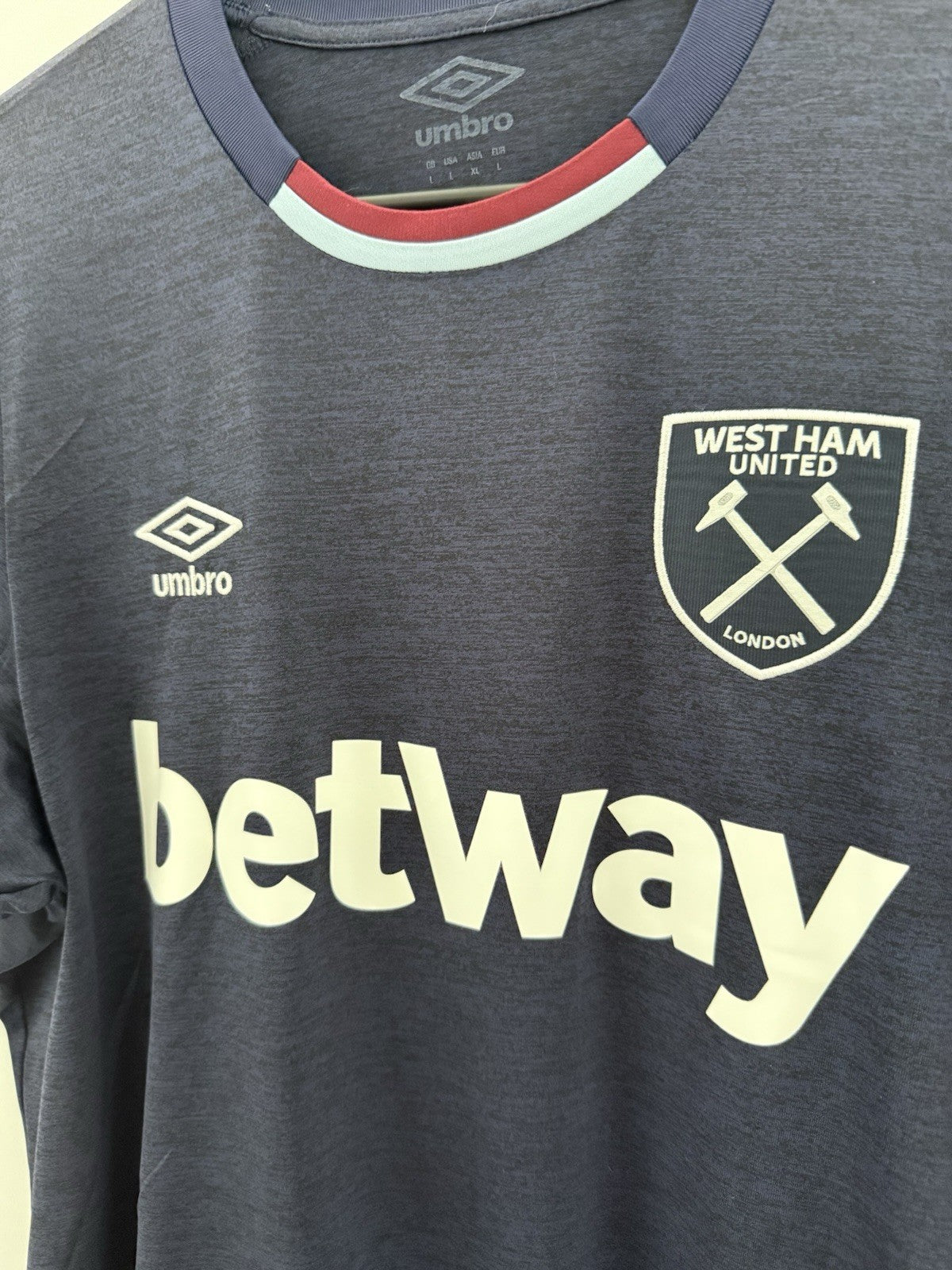 West Ham United Noble #16 2021/22 Large 3rd Home Umbro Excellent Condition