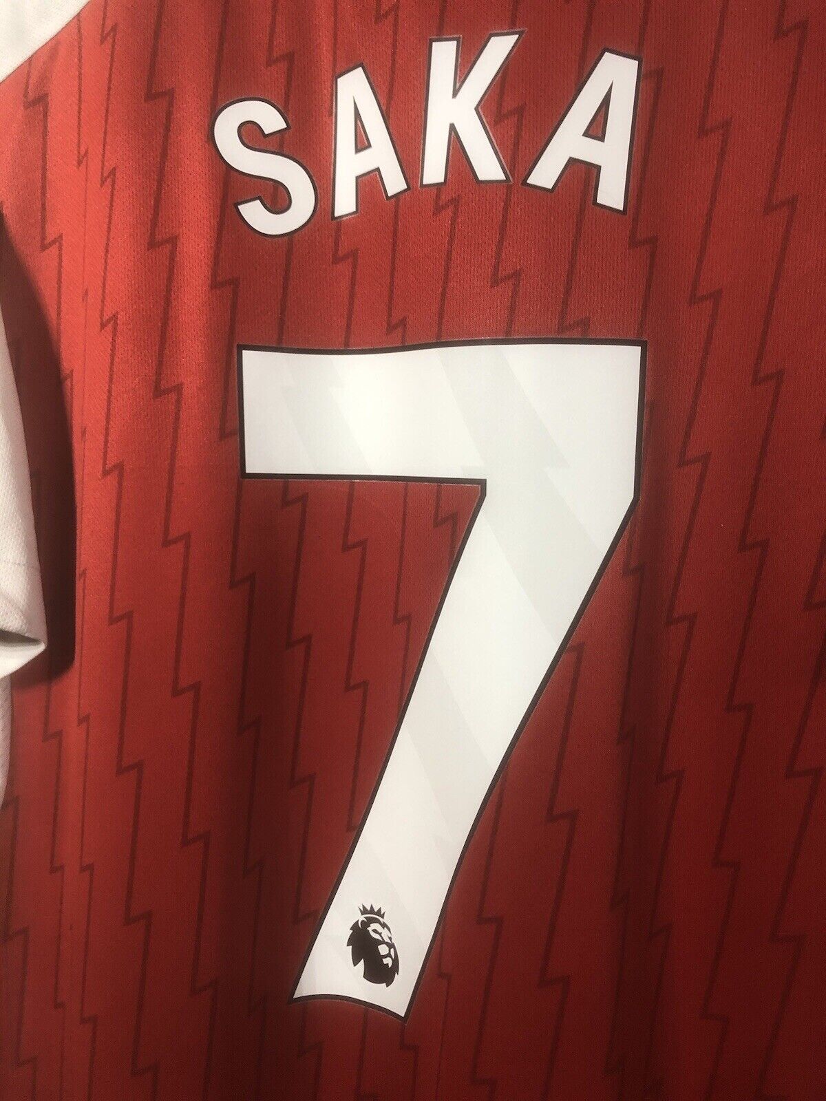 Saka #7 Arsenal 2023/24 XL Home Shirt Adidas Excellent Condition HR6929