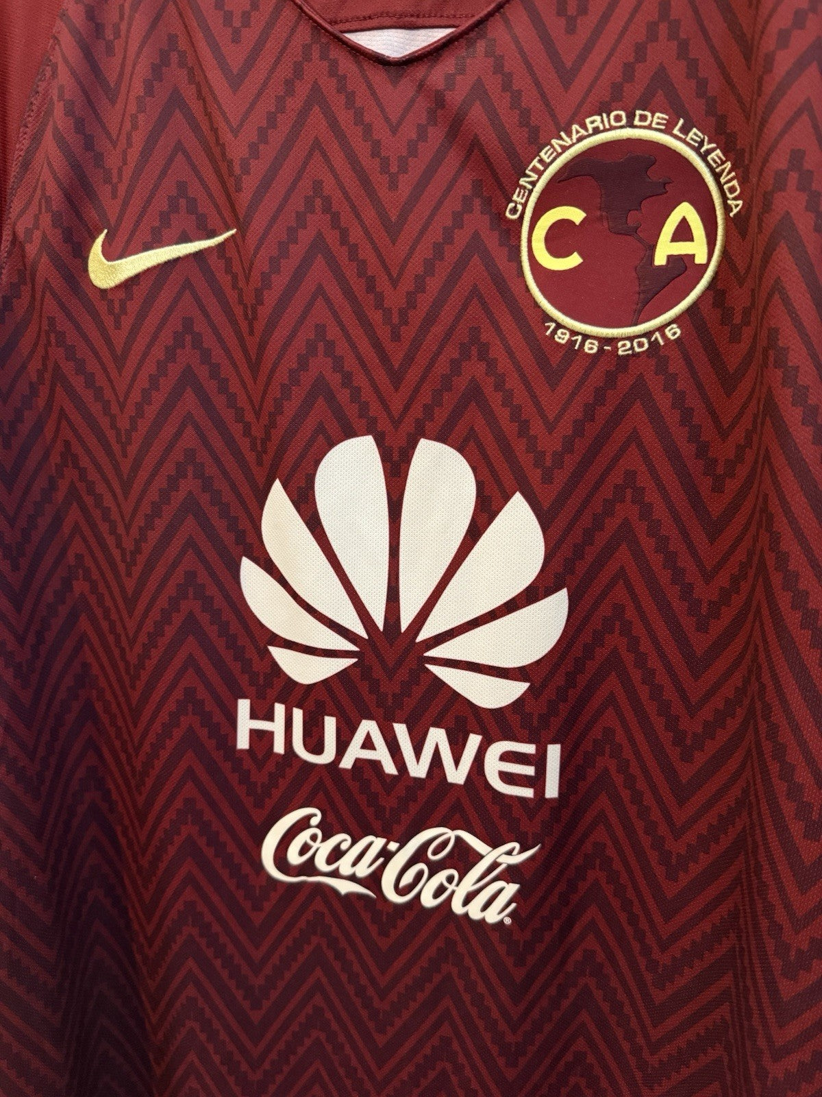 Club America 2016/17 Medium Away Shirt Nike Excellent Condition 776819-678