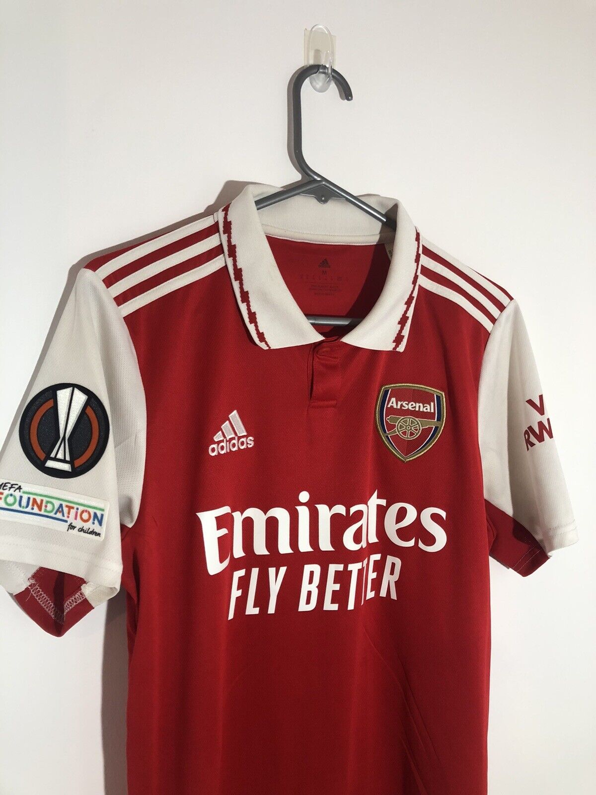 Xhaka #34 Arsenal 2022/23 Medium Home Euro Shirt Excellent Condition H35903