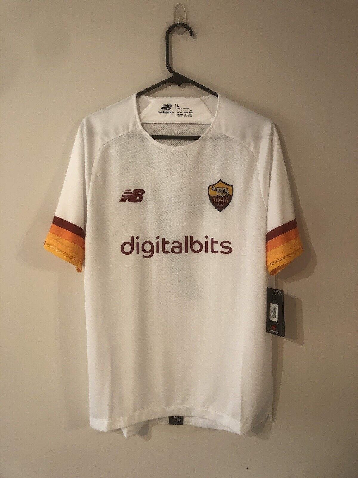 Pellegrini #7 AS Roma Away 2021/22 Large Shirt New Balance BNWT