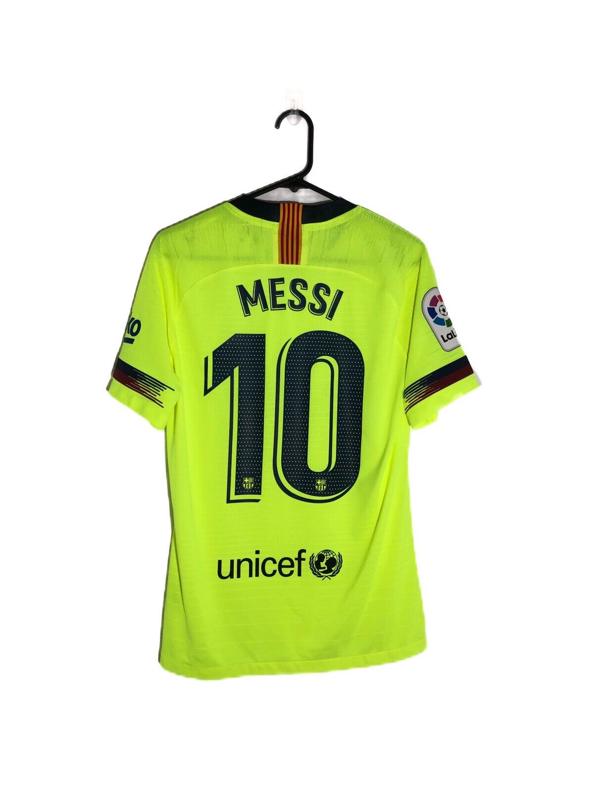 Messi 10 Barcelona Medium 2018 19 Vaporknit Away Excellent Condition 847254 484