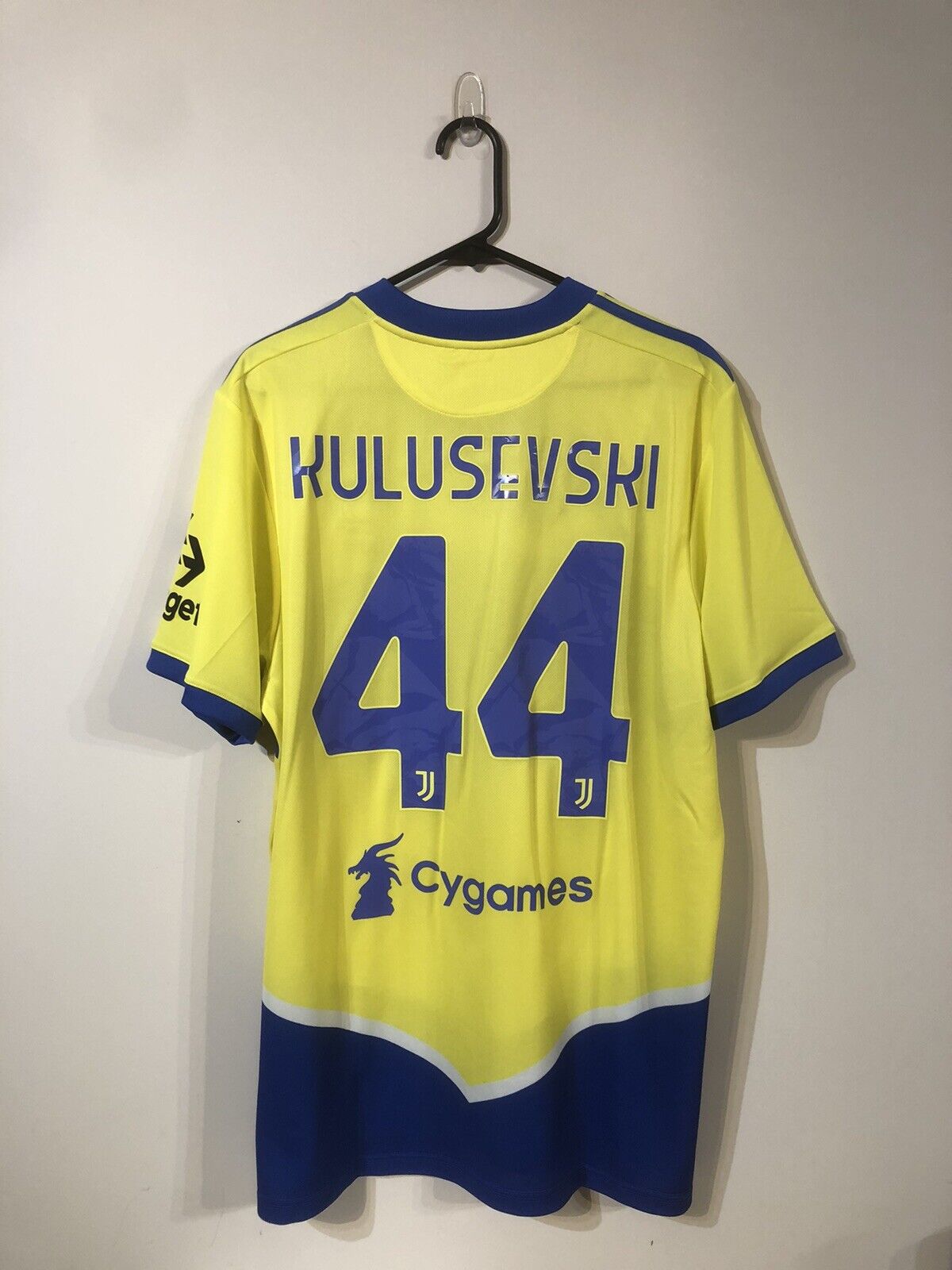 Kulusevski #44 Juventus 2021/22 X-Large 3rd Football Shirt Adidas BNWT