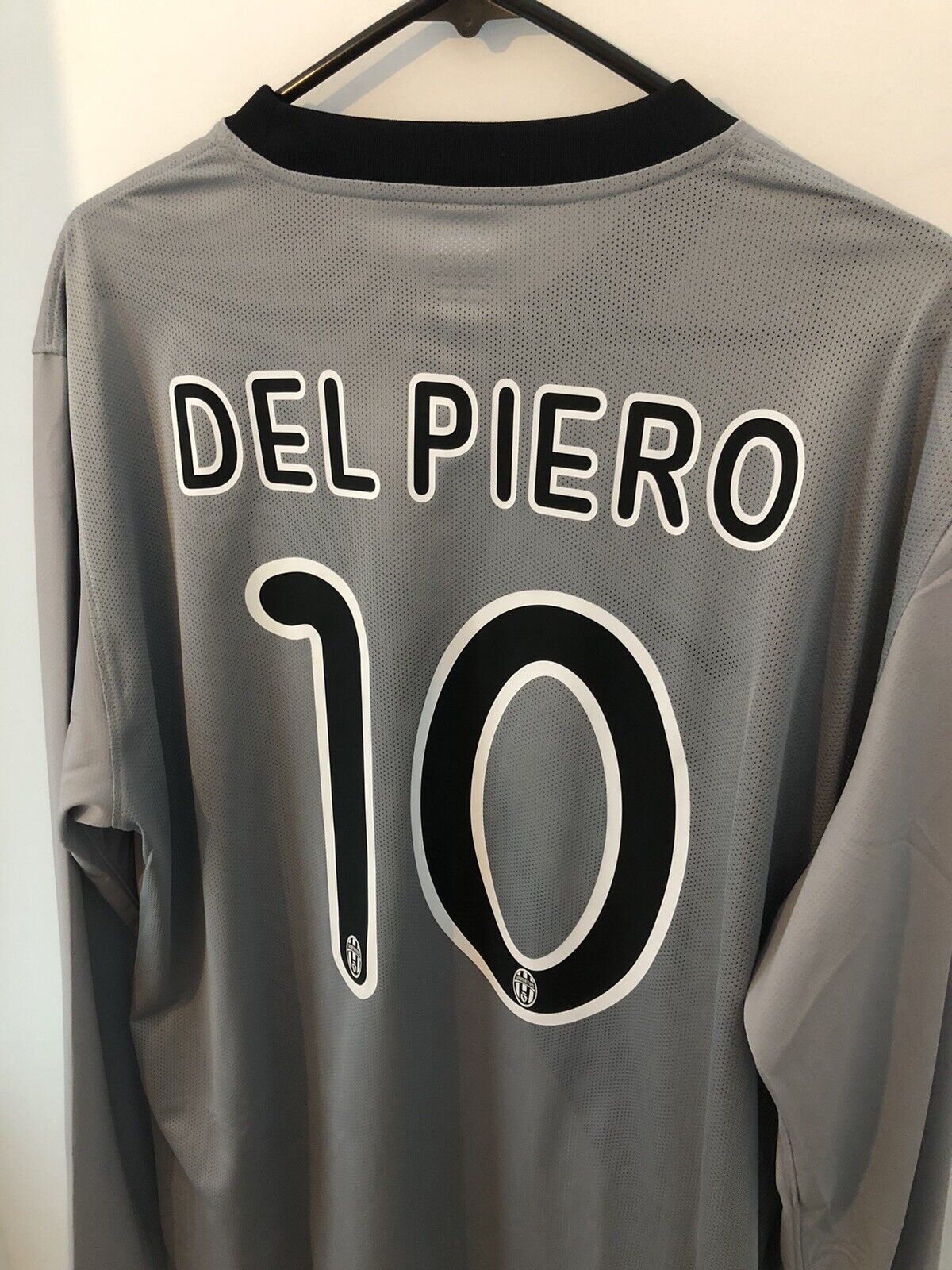 Del Piero 10 Juventus 2009 10 Xl Away Printed Wash Tag Excellent Condition