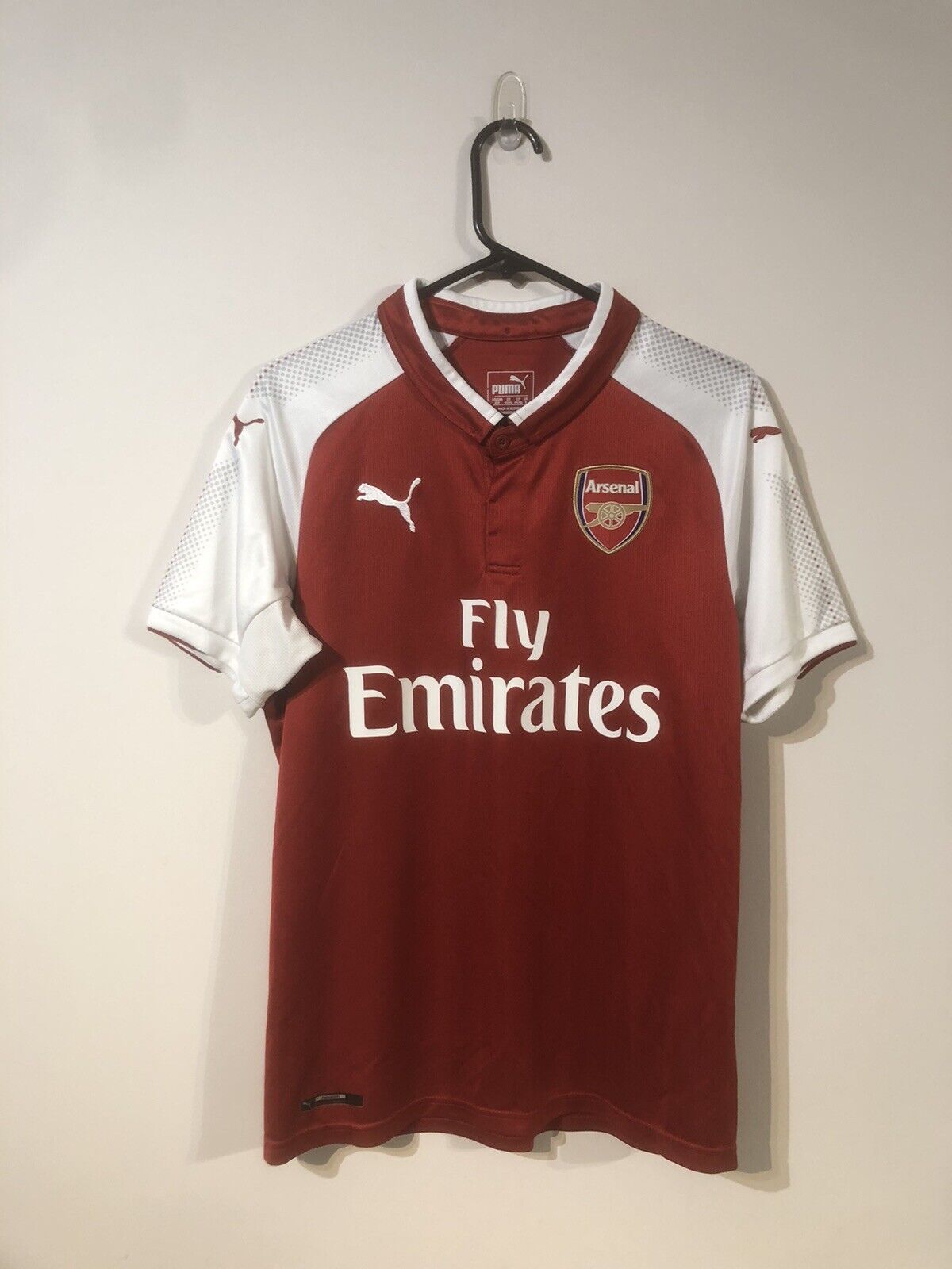 Nketiah #62 Arsenal 2017/18 Small Home Shirt Very Good Condition 751509