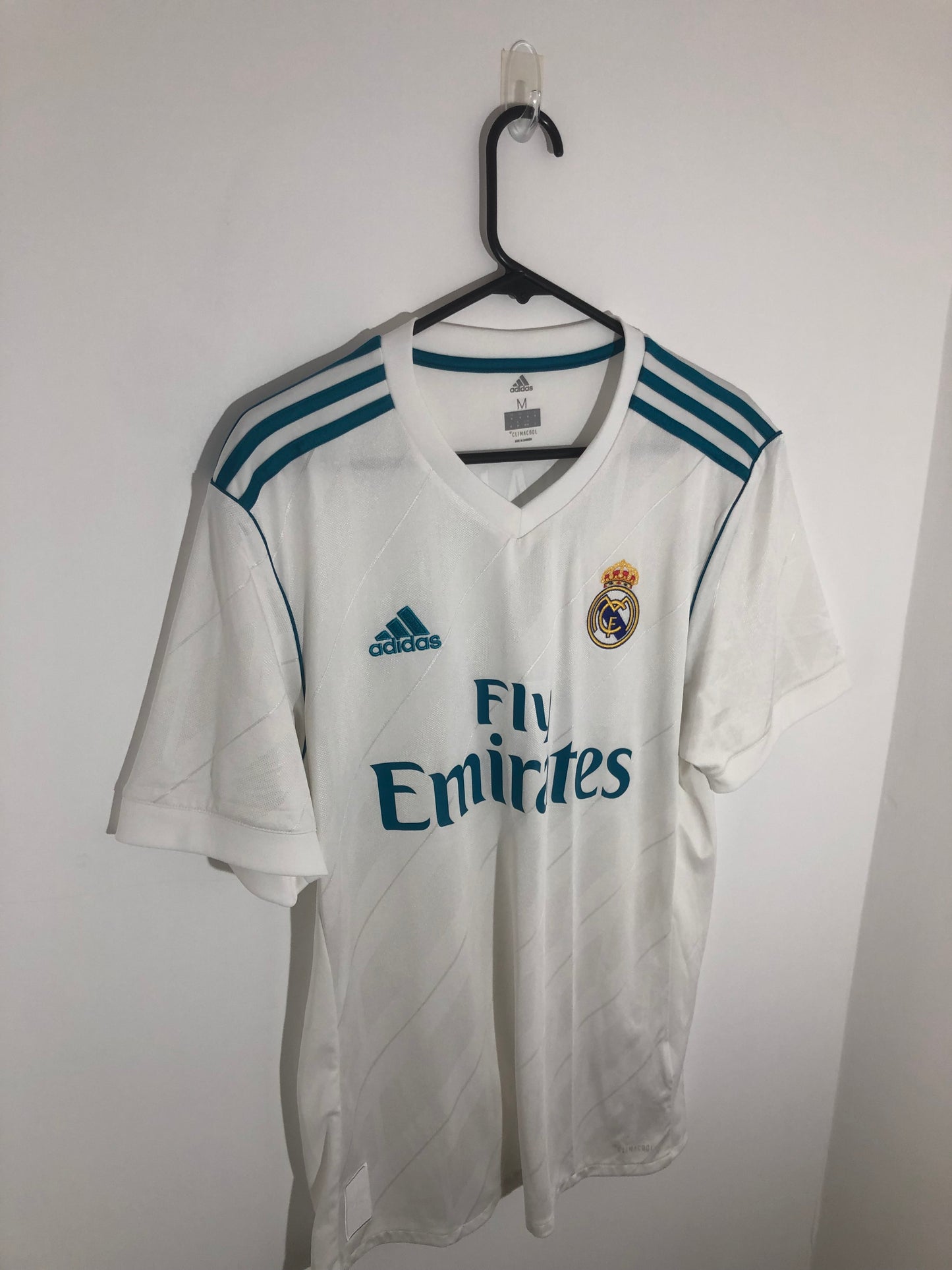 Ronaldo #7 Real Madrid 2017/18 Medium Home Shirt Excellent Condition AZ8059