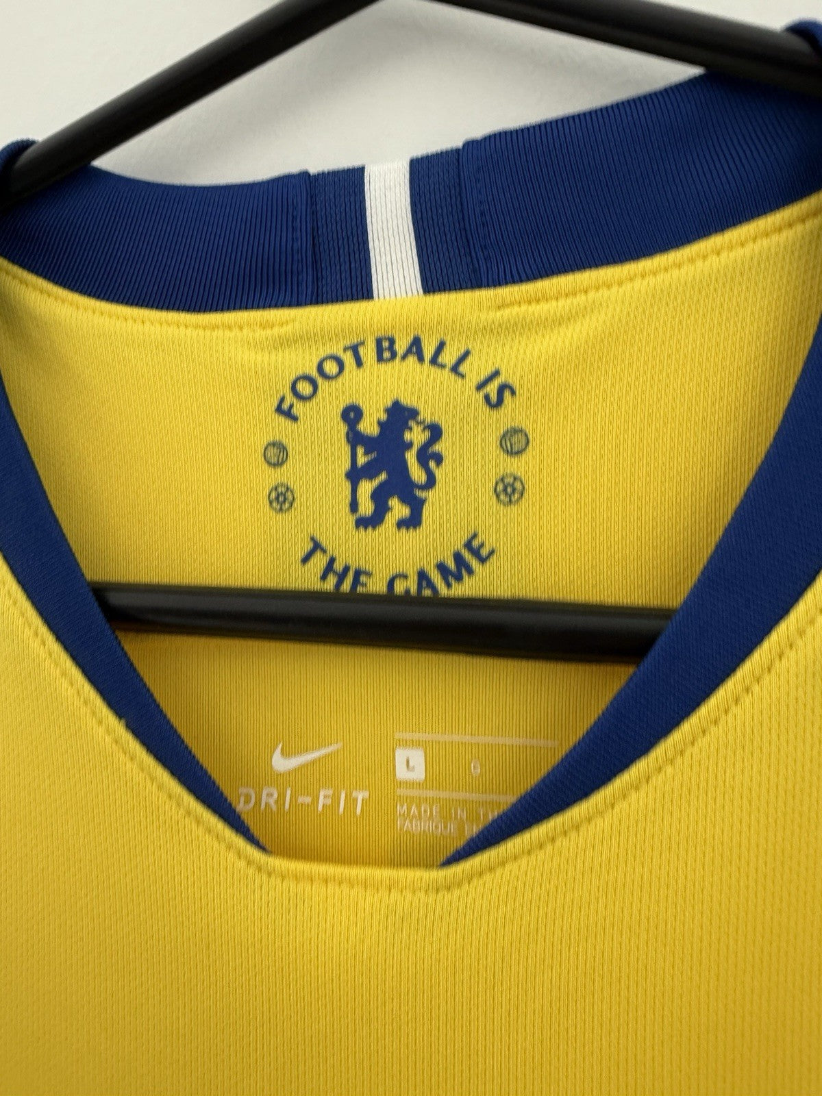 Chelsea Hazard #10 2018/19 Away Large Shirt Nike Excellent Condition 919008-720