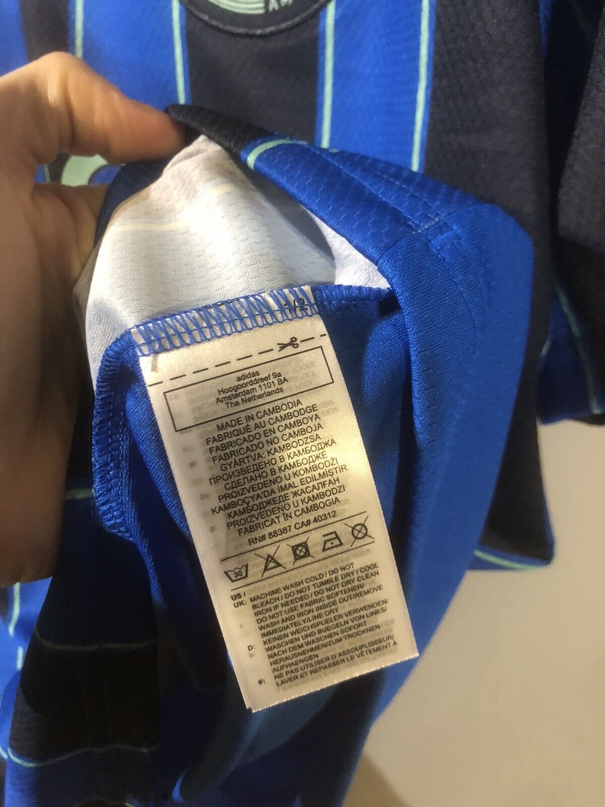 Klaasen #6 Ajax Amsterdam BNWT Large 2021/22 Away Shirt Jersey