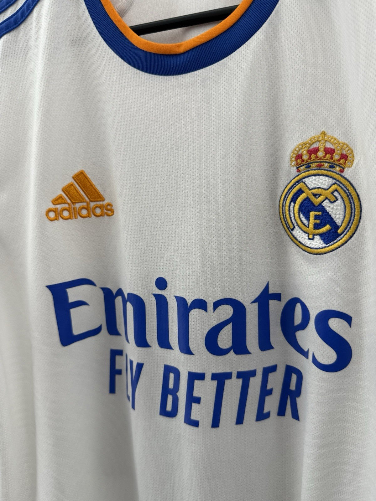 Real Madrid Vini Jr #20 2021/22 Small Home Shirt Adidas Excellent Condition