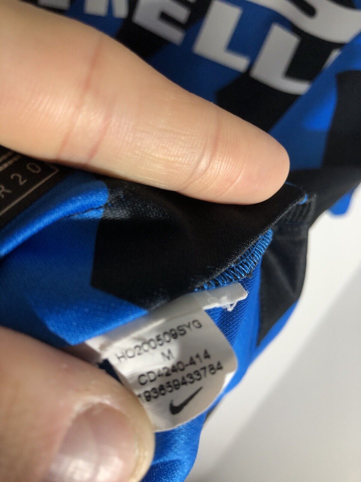 Dimarco #32 Inter Milan 2020/21 Home Medium Nike Excellent Condition CD4240-414