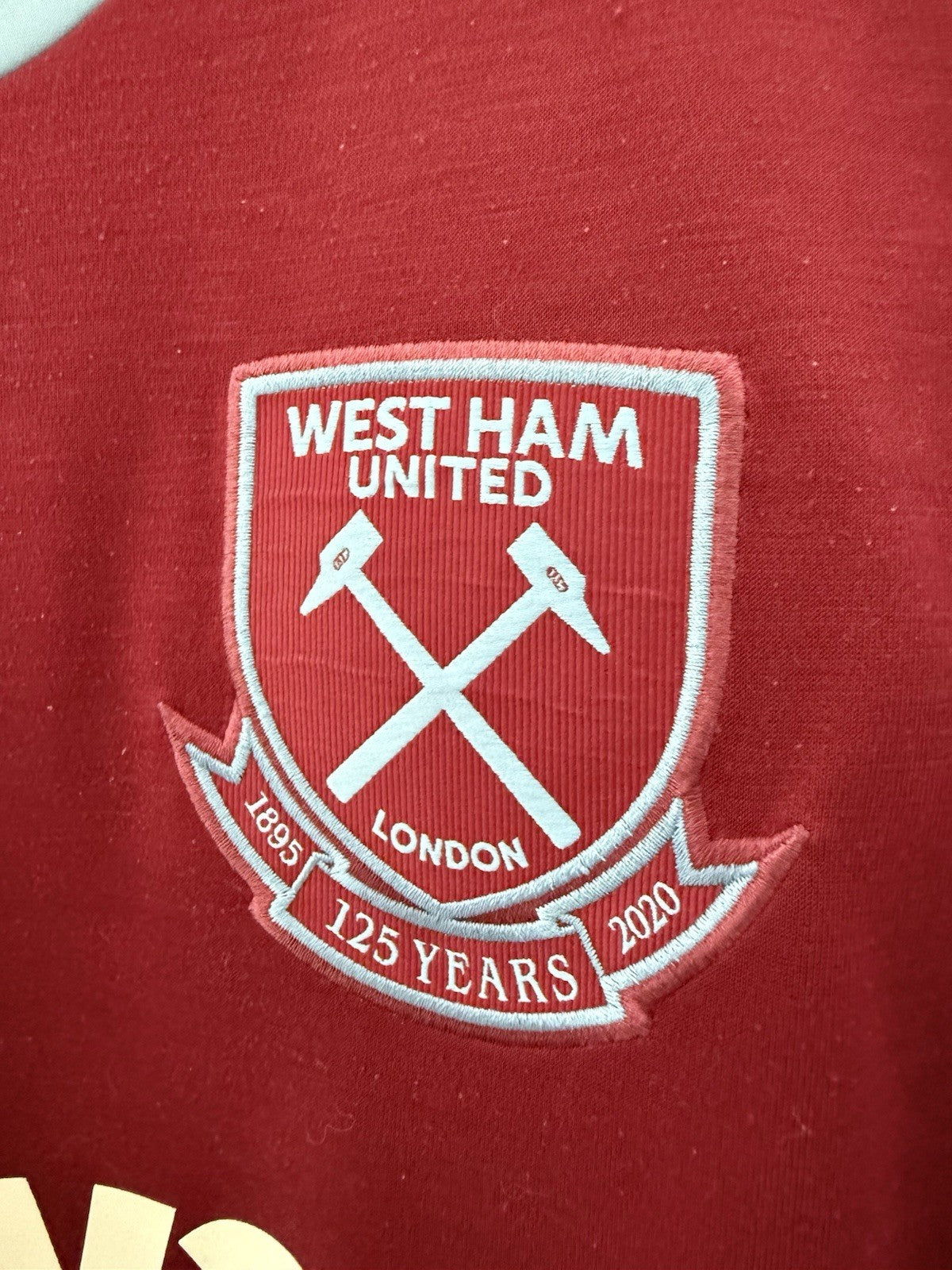 West Ham United Noble #16 2020/21 Large Home Shirt Umbro Excellent Condition
