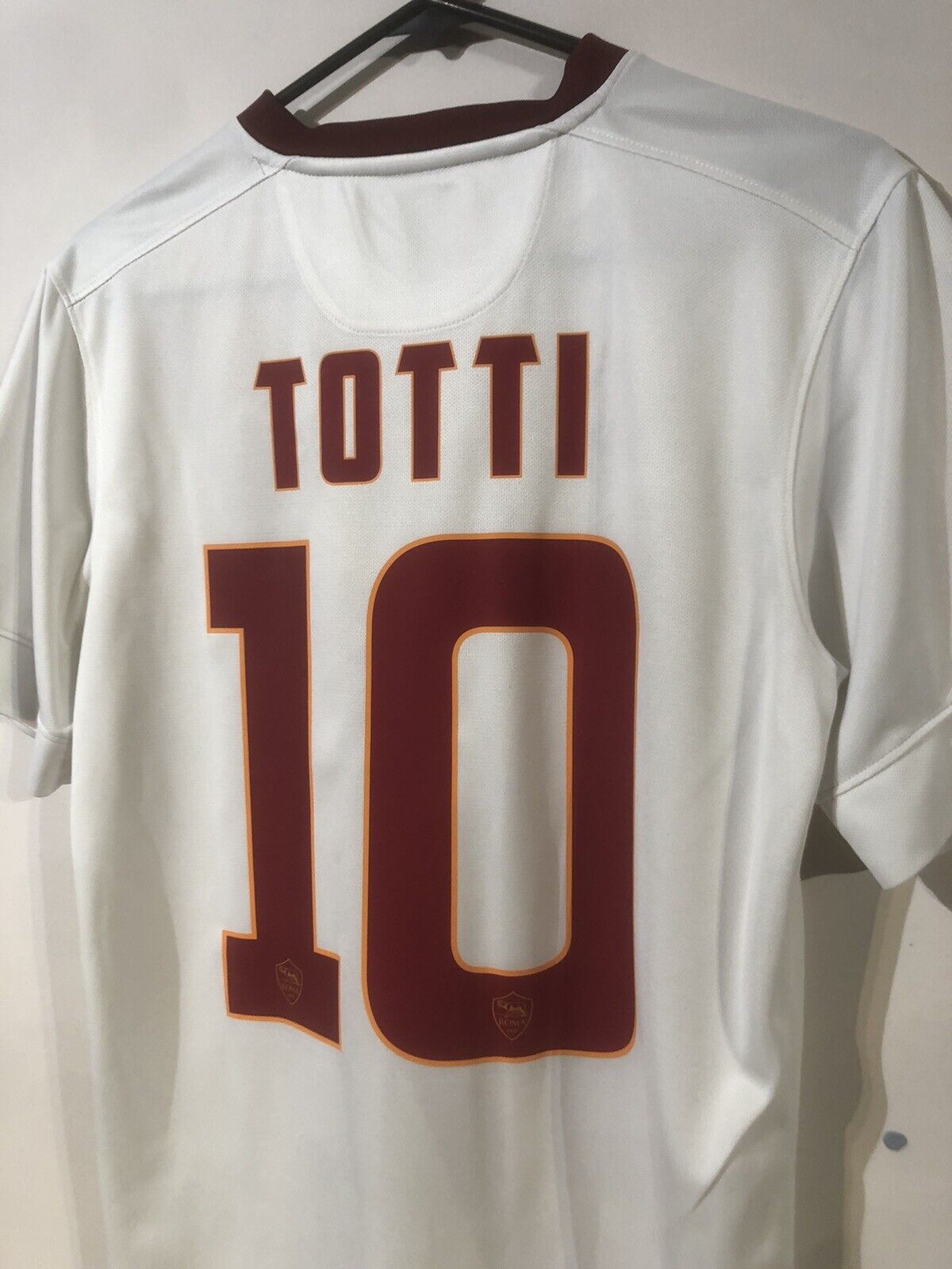 Totti #10 AS Roma 2014/15 Away Small Football Shirt Nike Excellent Condition