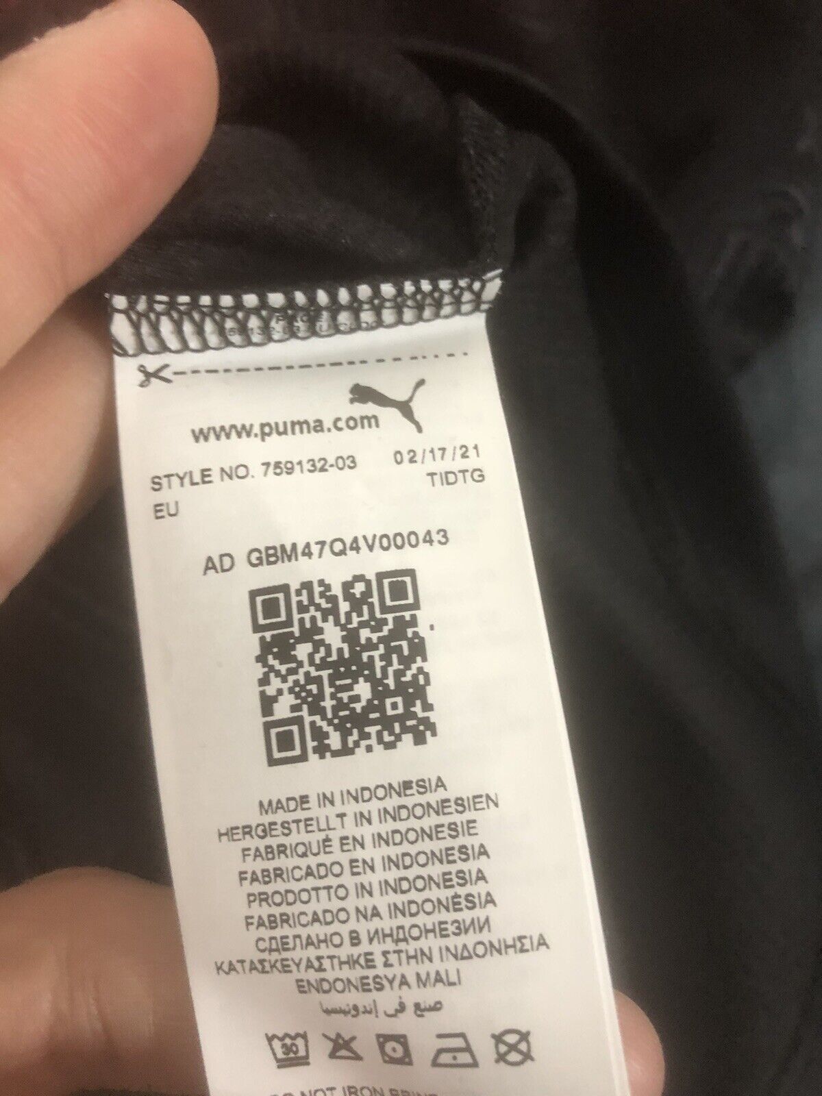 Theo #19 AC Milan Medium 2021/22 3rd Football Shirt Puma BNWT