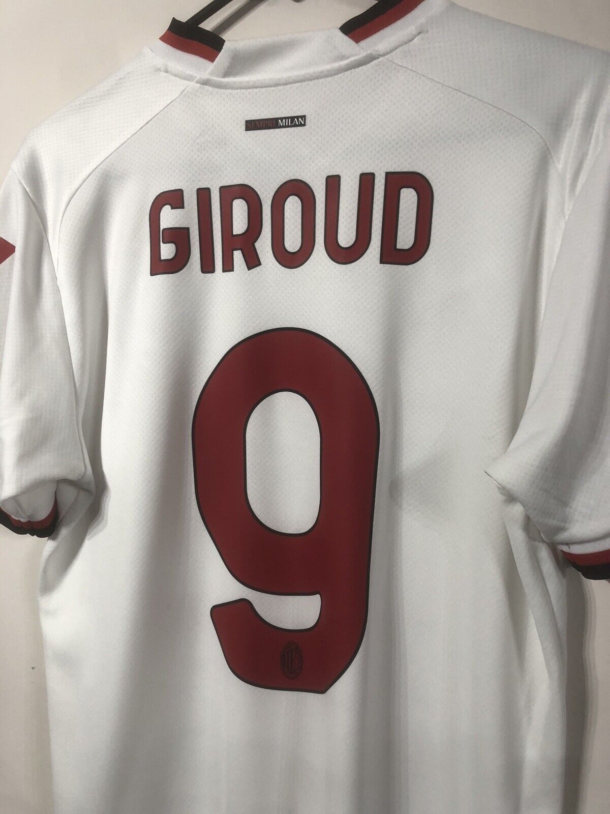 Giroud #9 AC Milan Medium 2022/23 Away Football Shirt Puma Excellent Condition