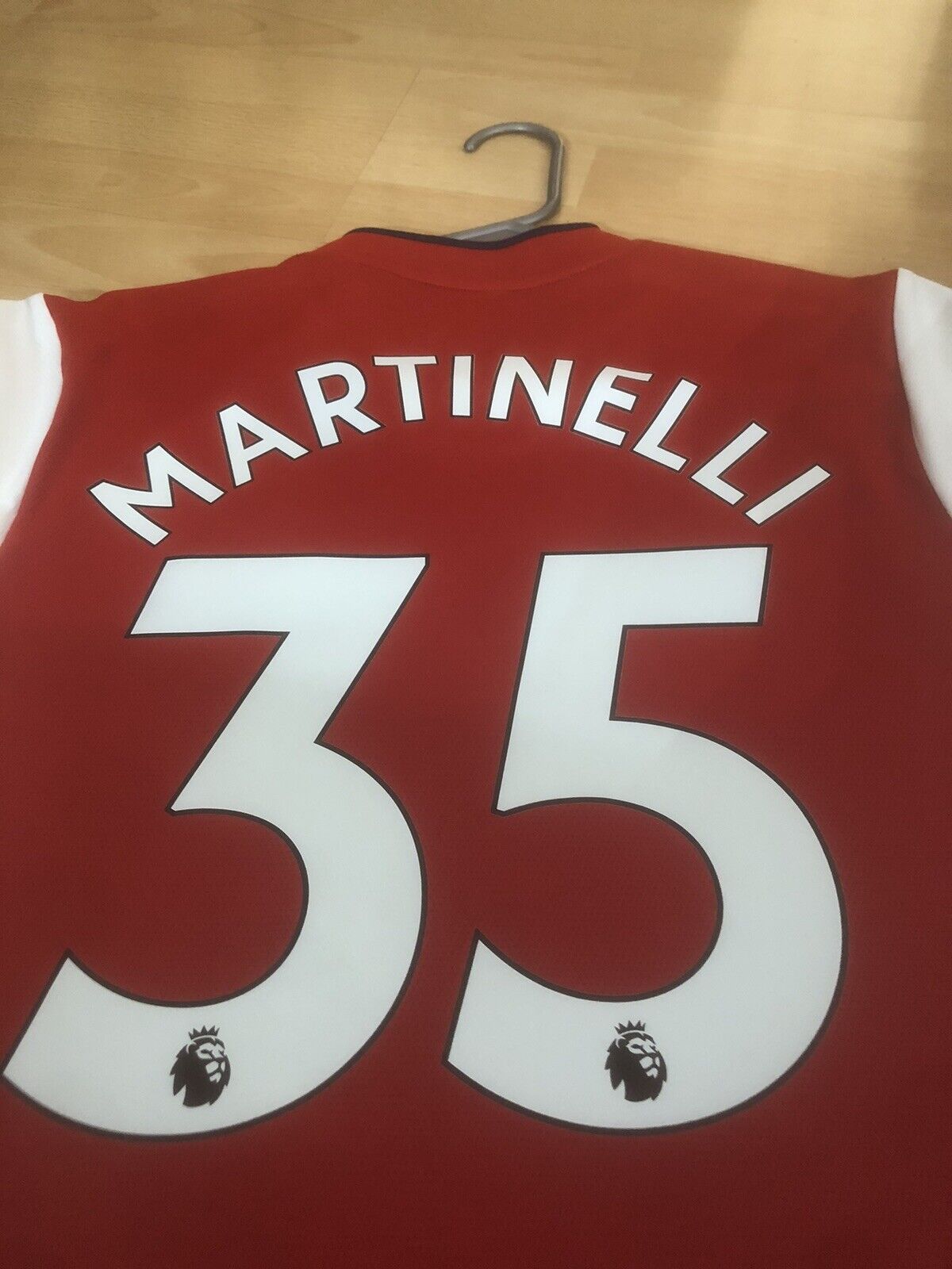 Martinelli #35 Arsenal Home 2021/22 Large Shirt Adidas Excellent Condition GM0217