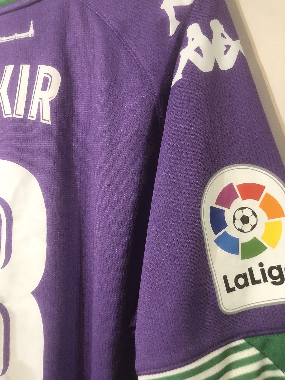 Fekir #8 Real Betis X-Large Kappa Kombat 2020/21 Away Football Shirt