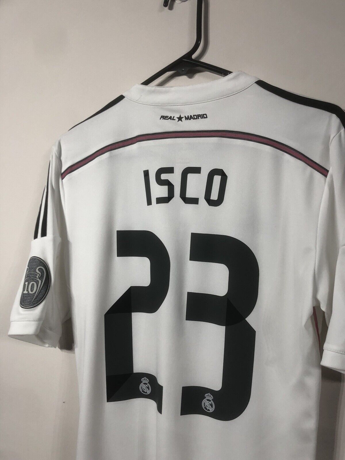 Isco #23 2014/15 Real Madrid Small Home CL Shirt Excellent Condition M38202