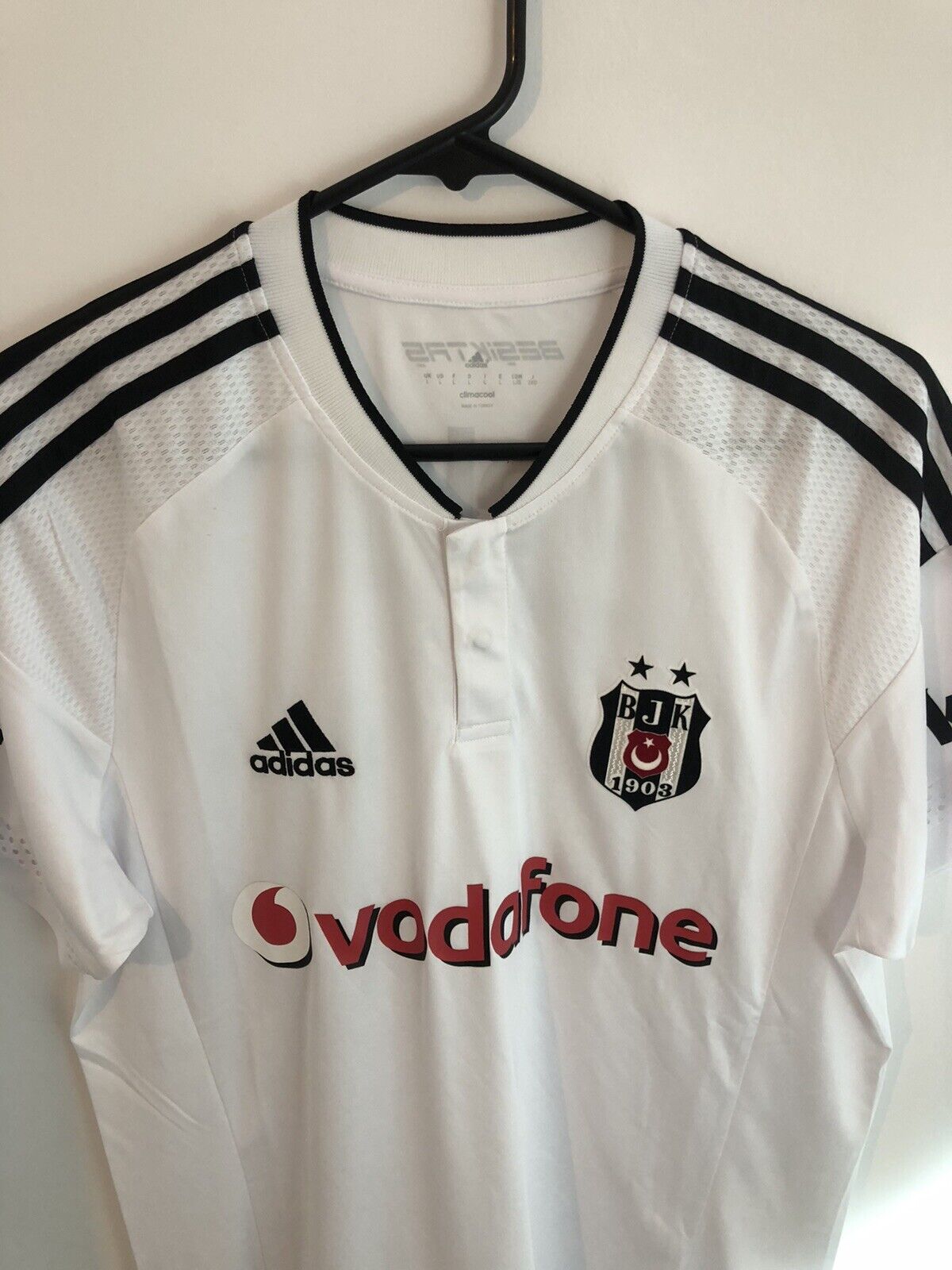 Besiktas 2015 16 Large Home Football Shirt Adidas Excellent Condition An5920