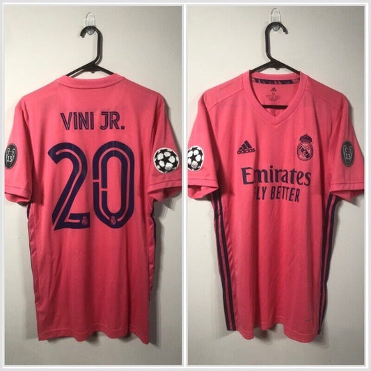 Vinicius Jr #20 Real Madrid 2020/21 Medium Away Shirt Jersey BNWT GI6463