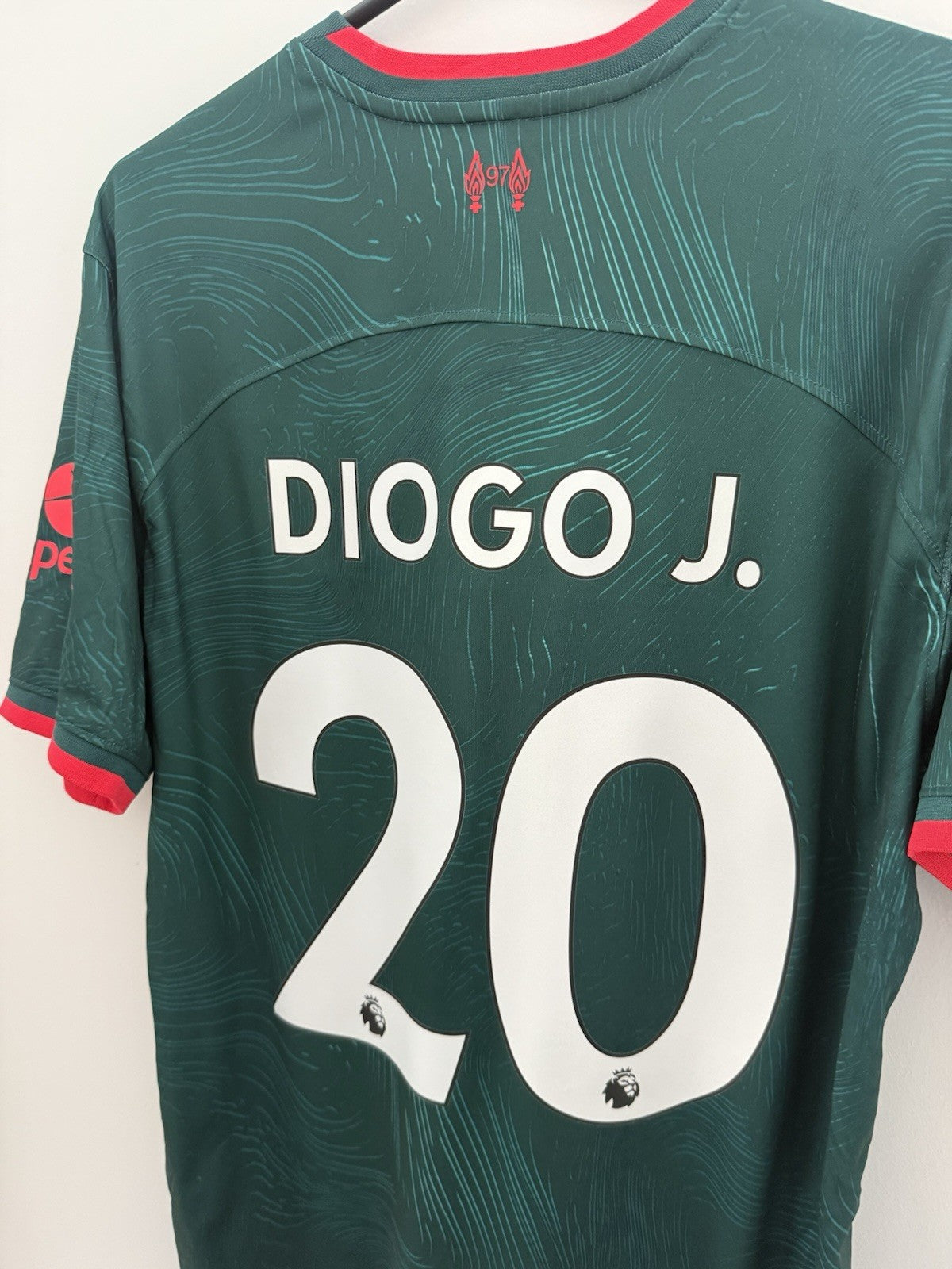 Liverpool Diogo .J #20 2022/23 Large 3rd Shirt Excellent Condition DM1845-377