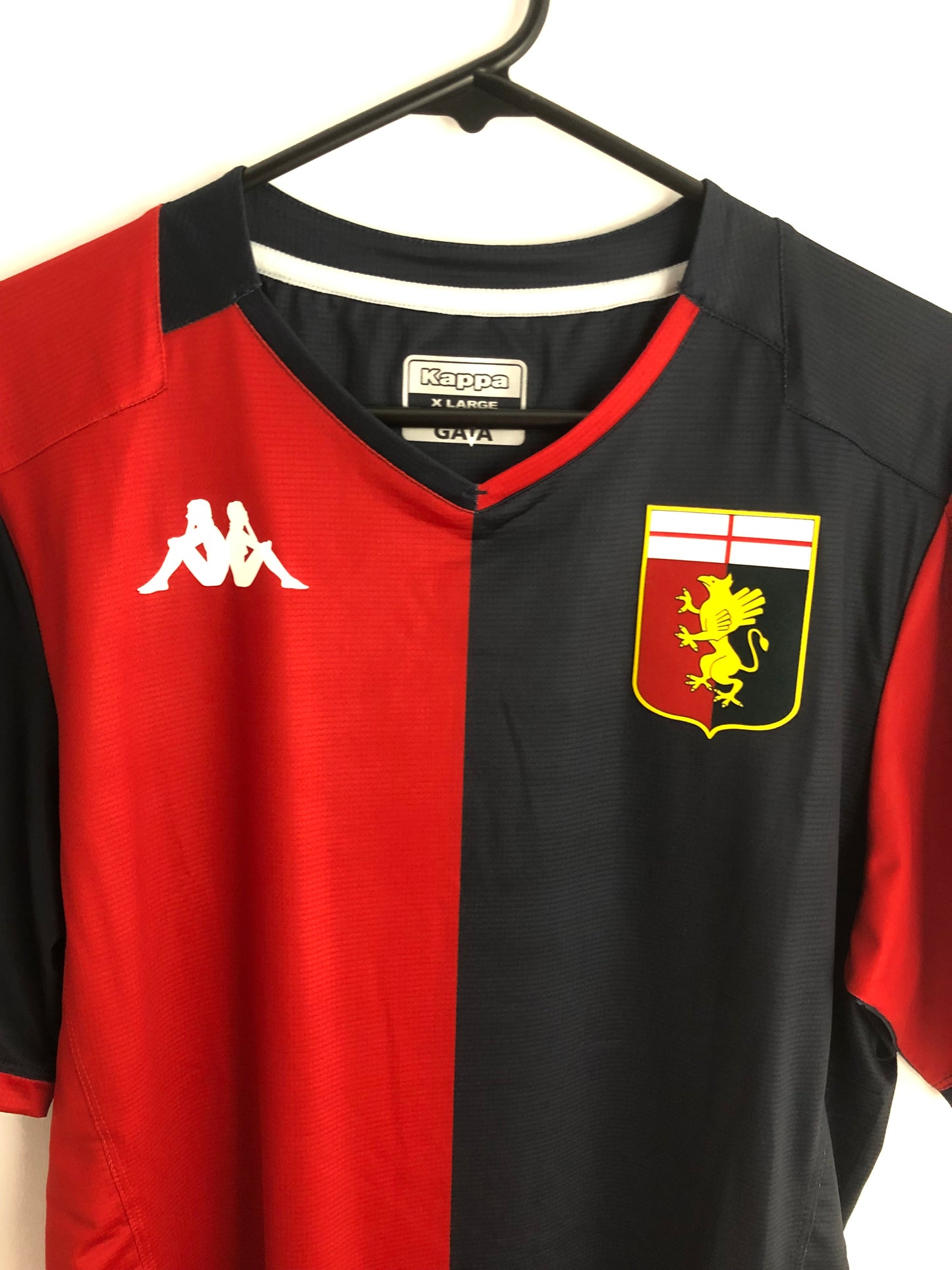 Genoa Xl Kappa 2019/20 Slim Fit Home Shirt BNWT 304tpa0