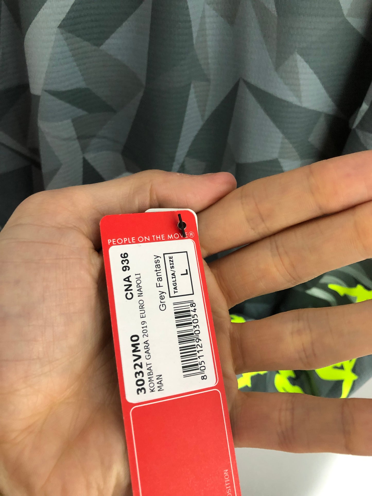 Insigne #24 Napoli 2018/19 Kappa Large 3rd Shirt BNWT 3032vw0