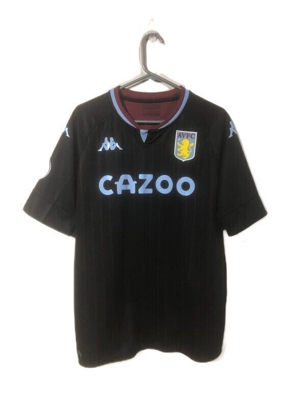 Grealish 10 Aston Villa 2020 21 XL Away Shirt Kappa Excellent Condition