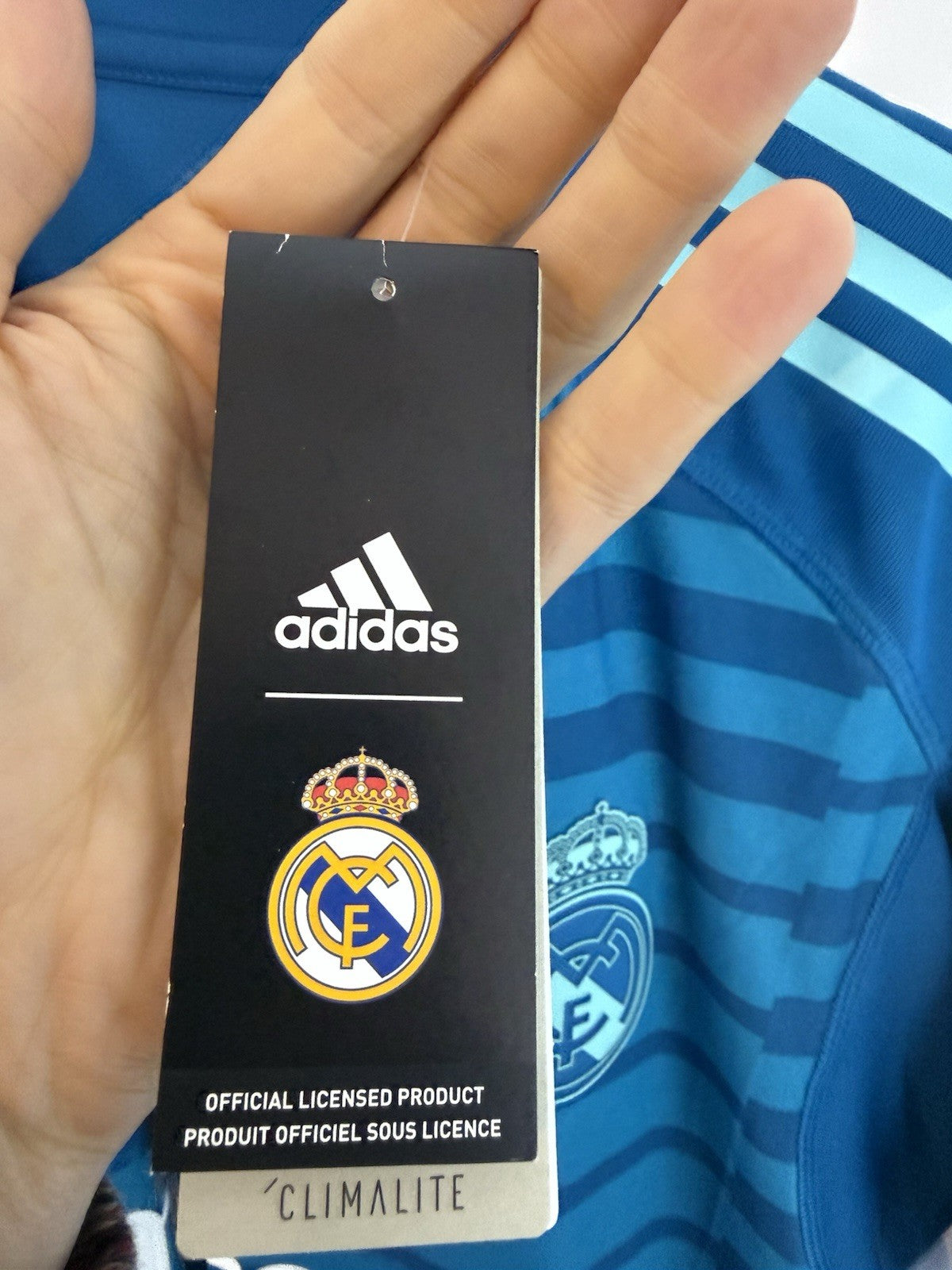 Real Madrid Courtois #25 2018/19 Medium Home GK Shirt BNWT CG0564
