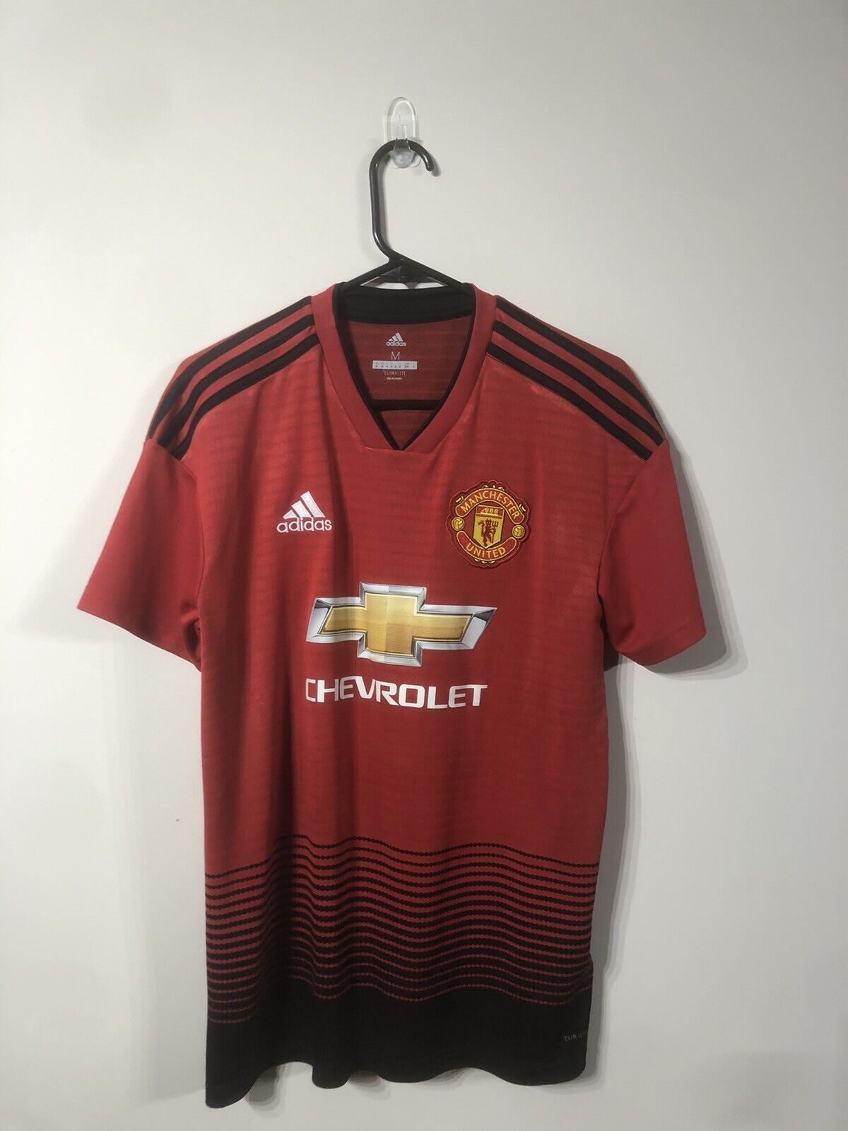 Valencia #25 Manchester United Medium 2018/19 Home Excellent Condition CG0040