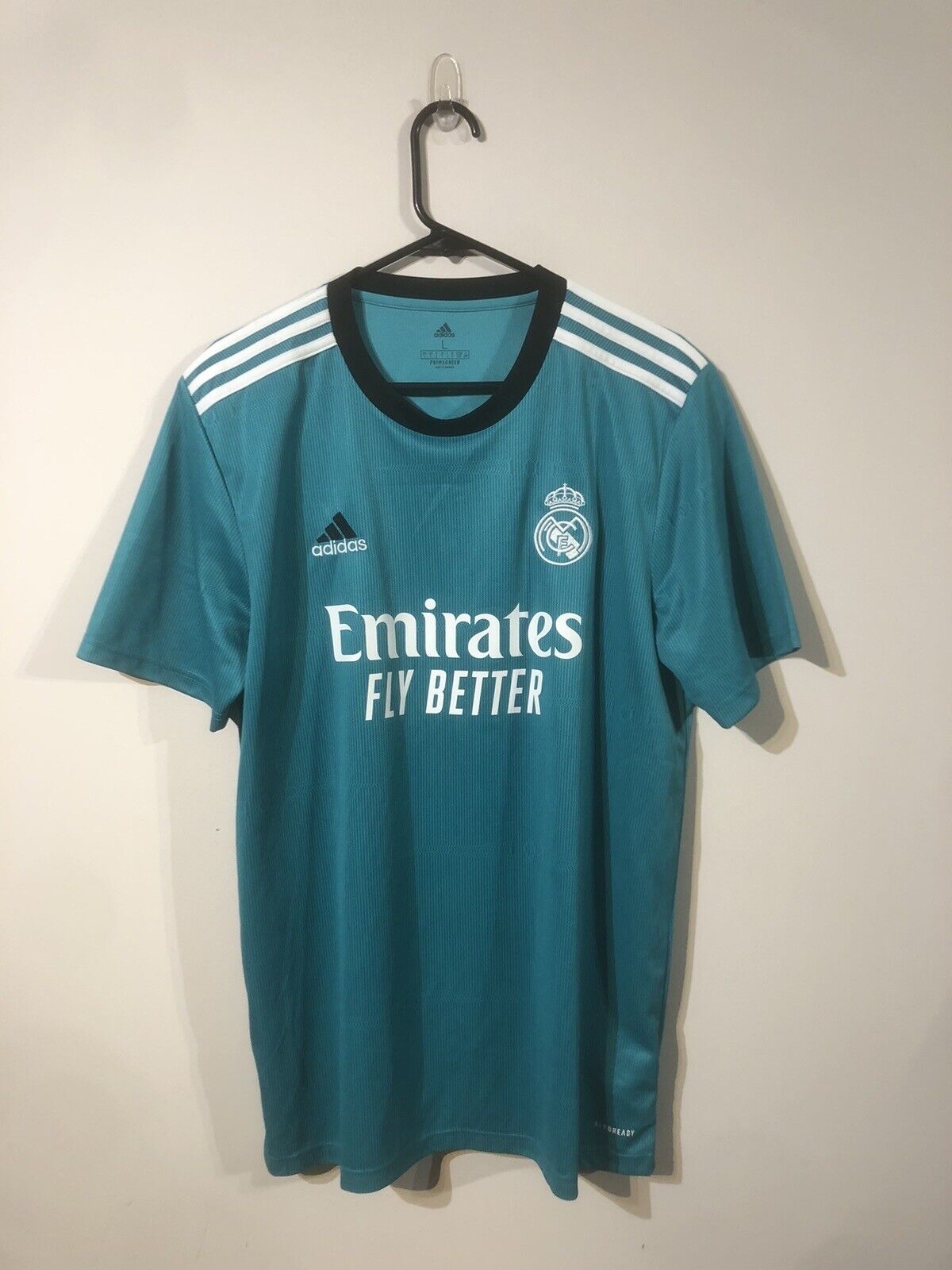 Benzema #9 Real Madrid 2021/22 Large 3rd Shirt Excellent Condition