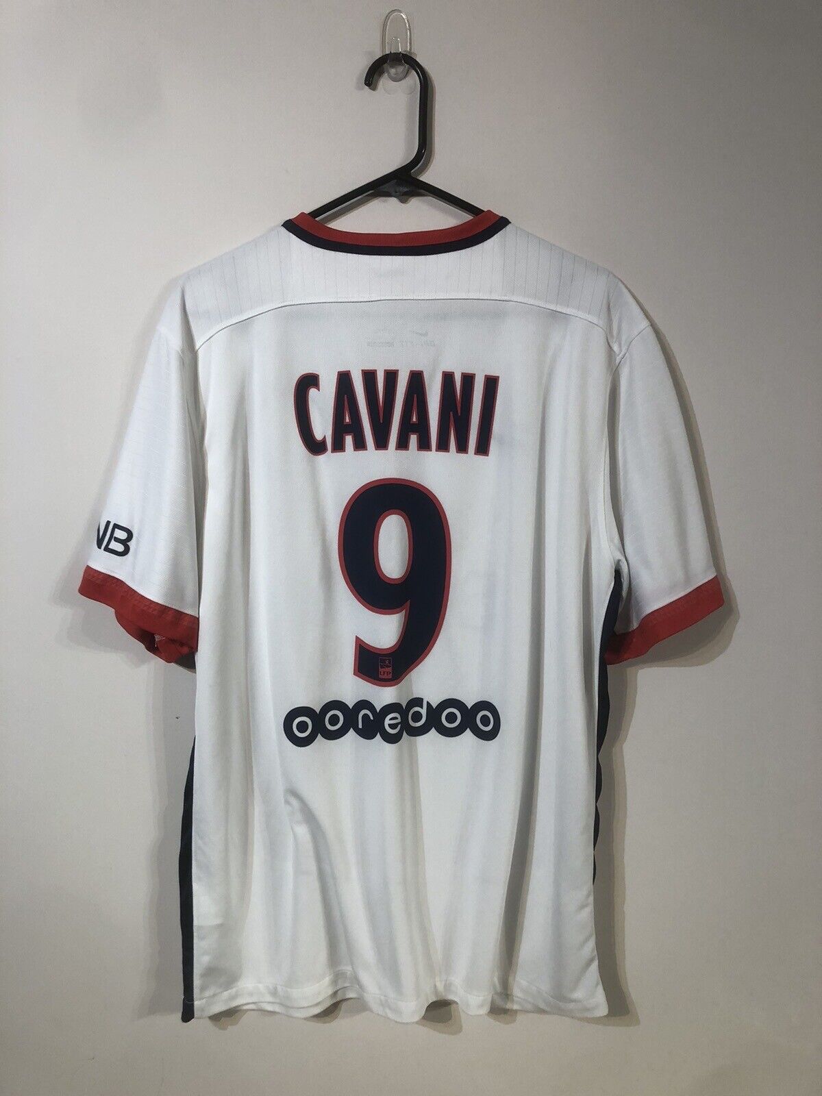 Cavani #9 Paris St Germain 2015/16 X-Large Away Football Shirt Excellent Conditi