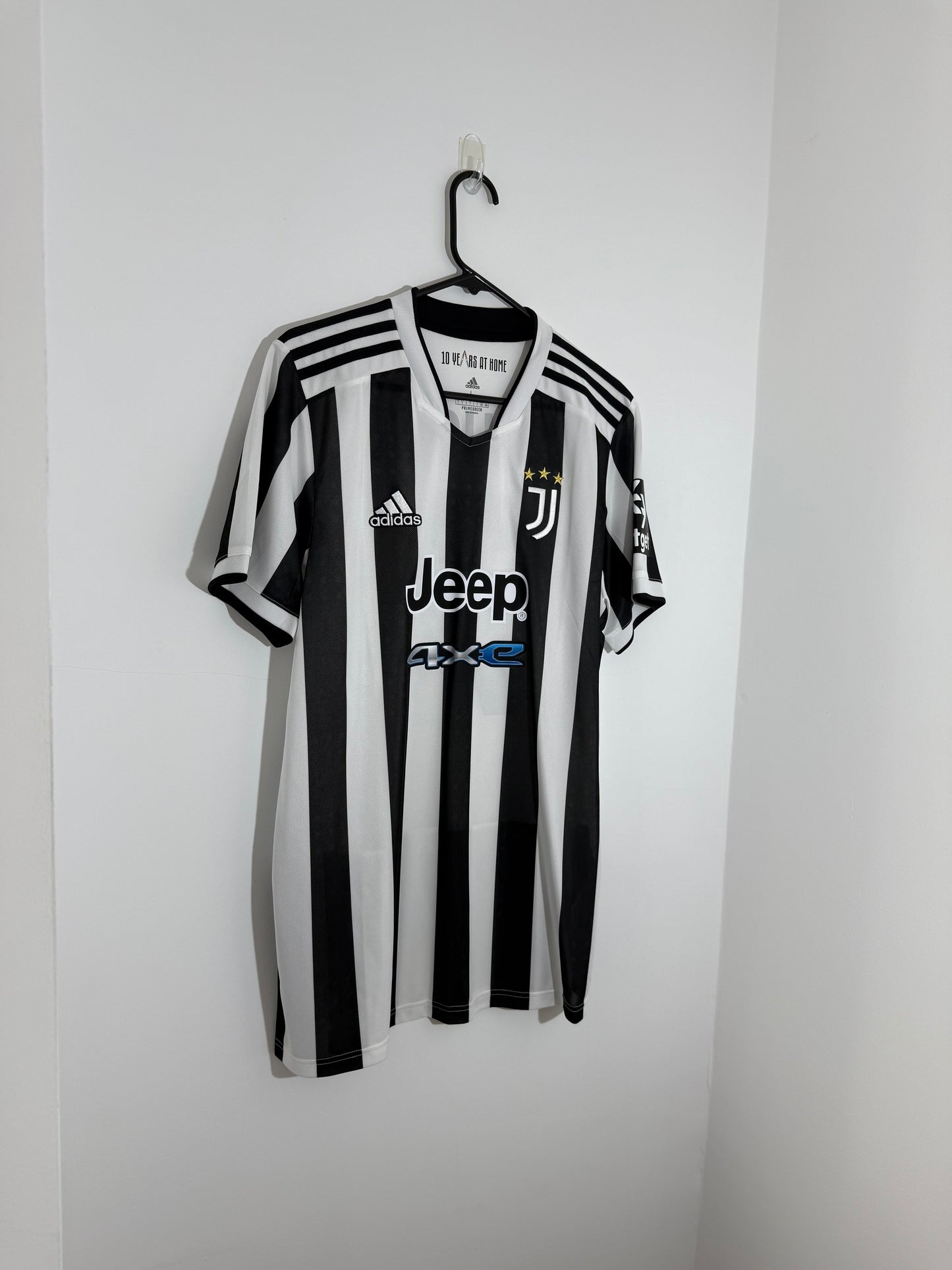 Juventus Vlahovic #7 2021/22 Large Home Shirt Adidas Excellent Condition GS1442