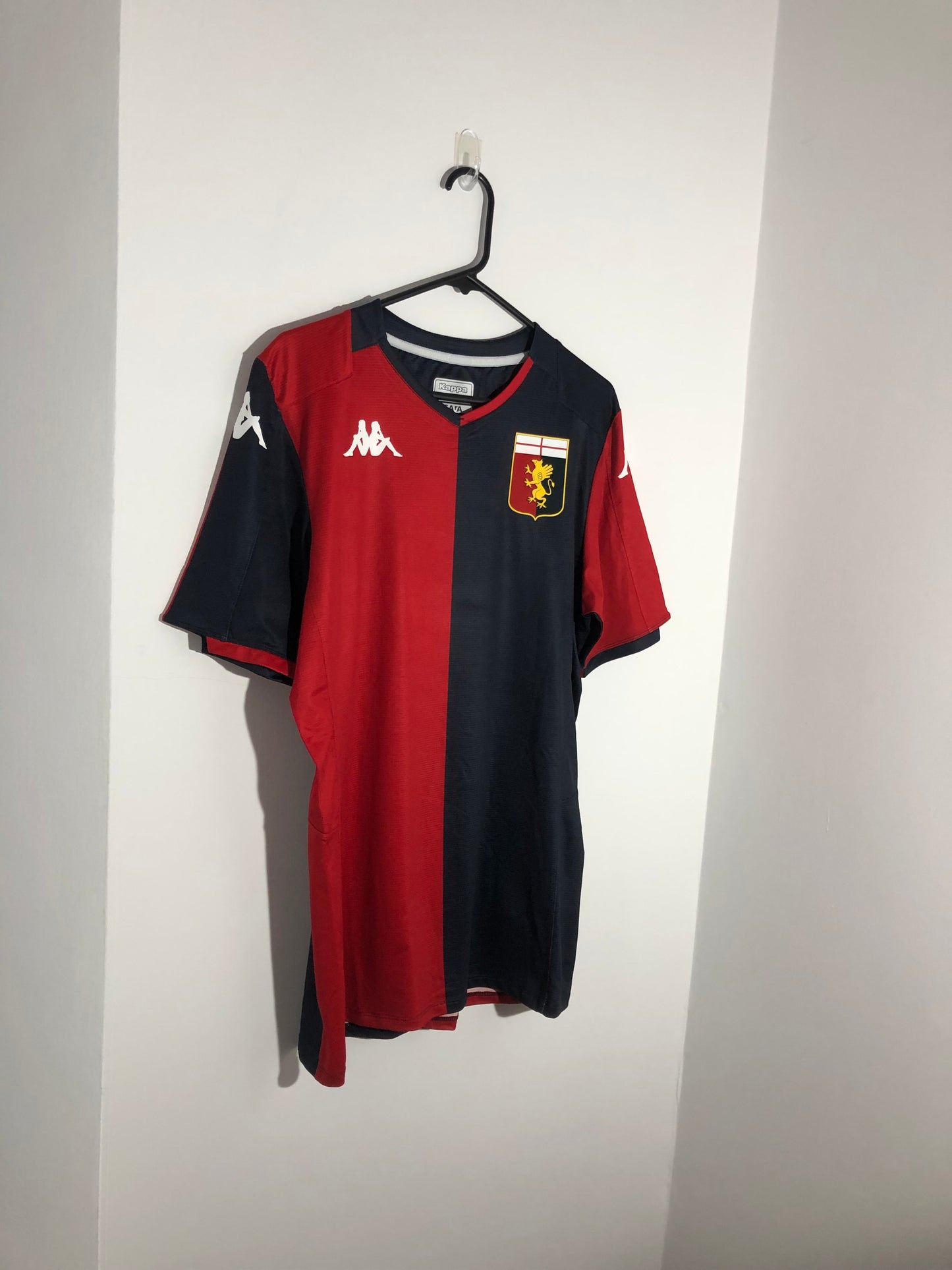Genoa Xl Kappa 2019/20 Slim Fit Home Shirt BNWT 304tpa0