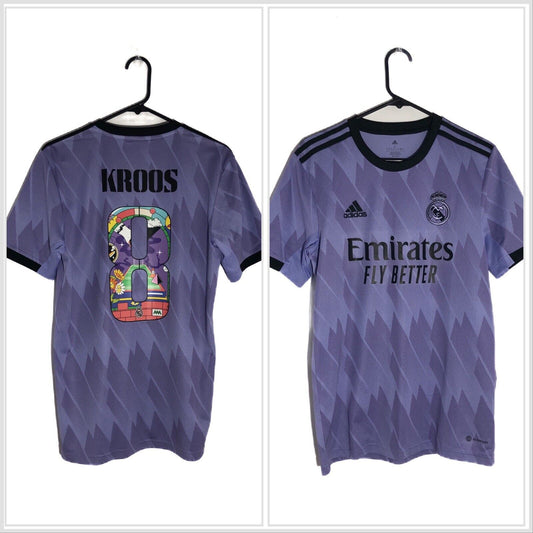 Kroos 8 Real Madrid 2022 23 Away Small Shirt Adidas Excellent Condition H18489