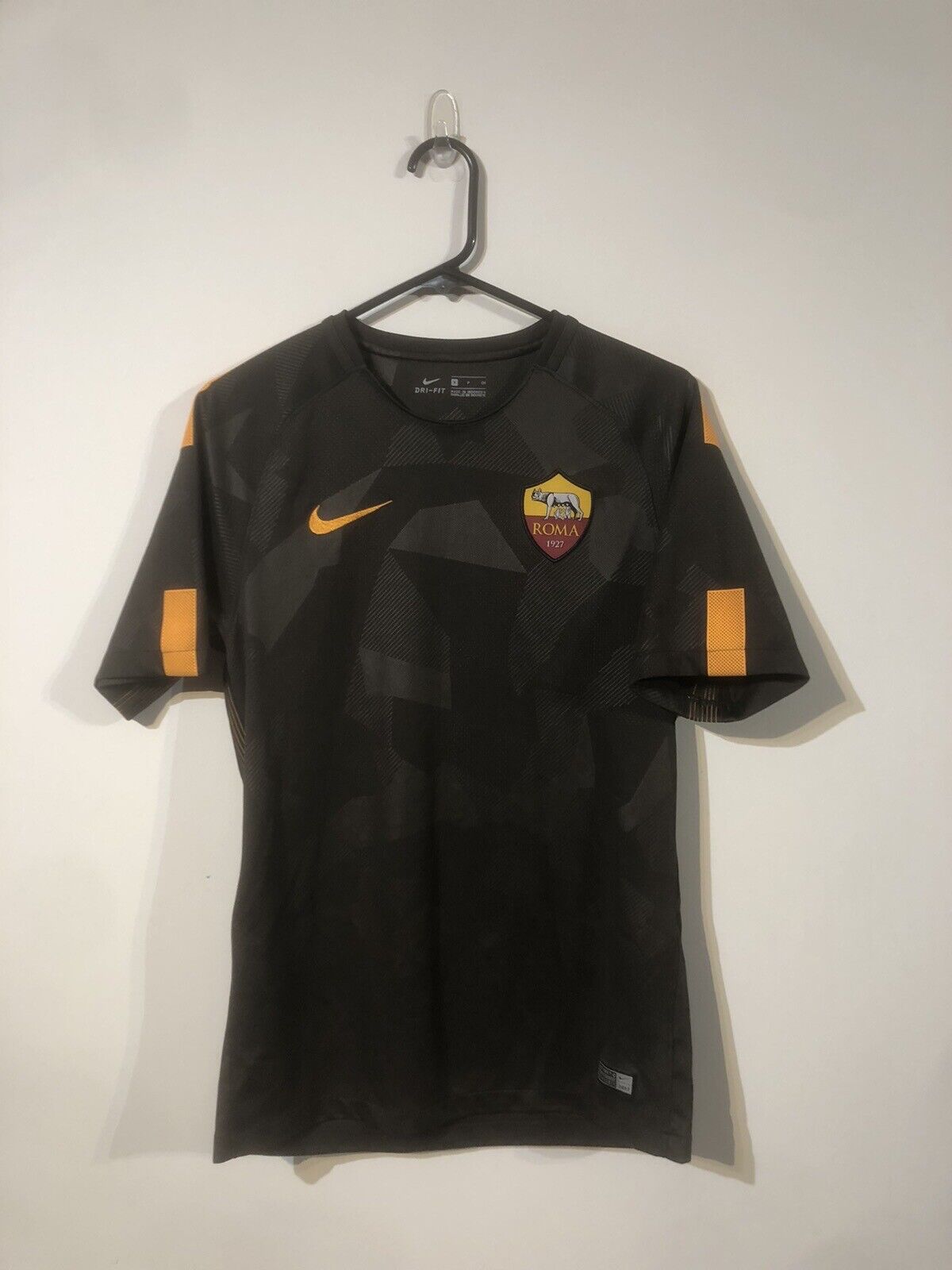 AS Roma 3rd 2017/18 Small Football Shirt Nike Excellent Condition